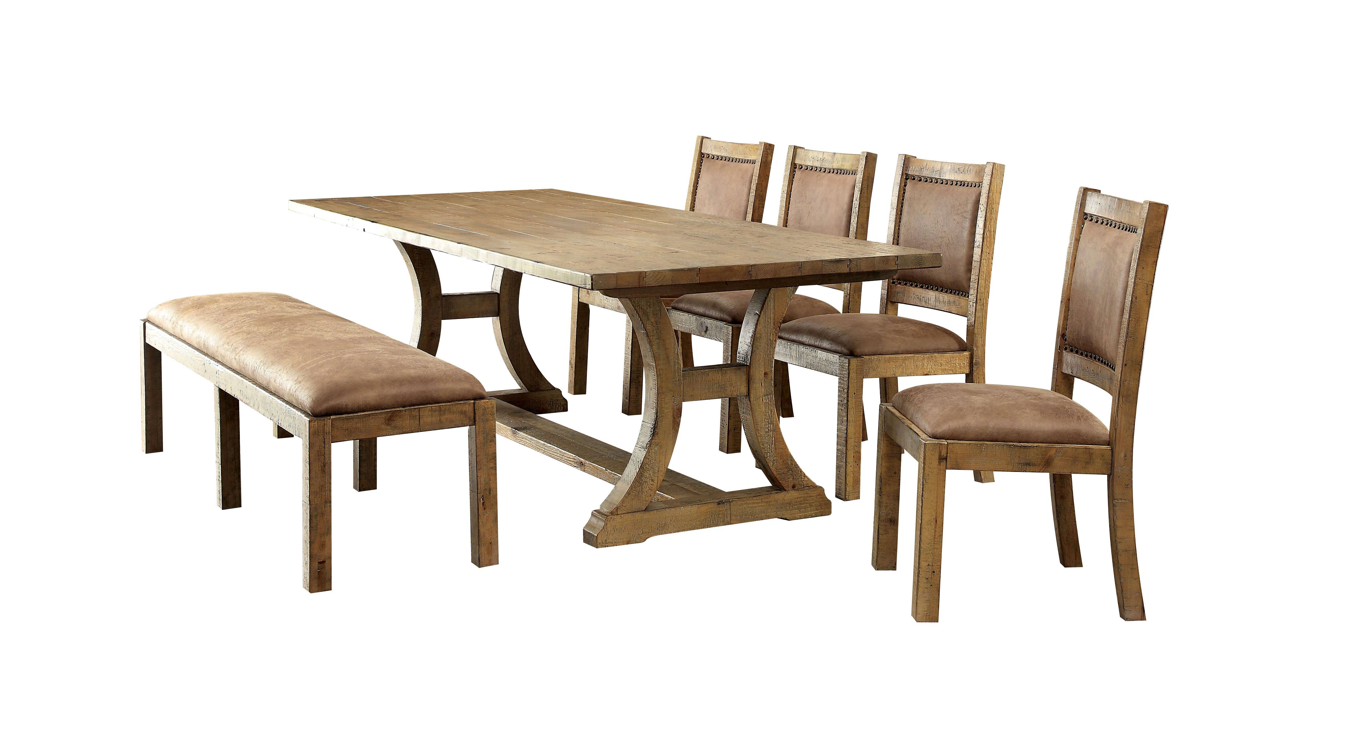 Lyon Cottage 6-Piece Wood Dining Set
