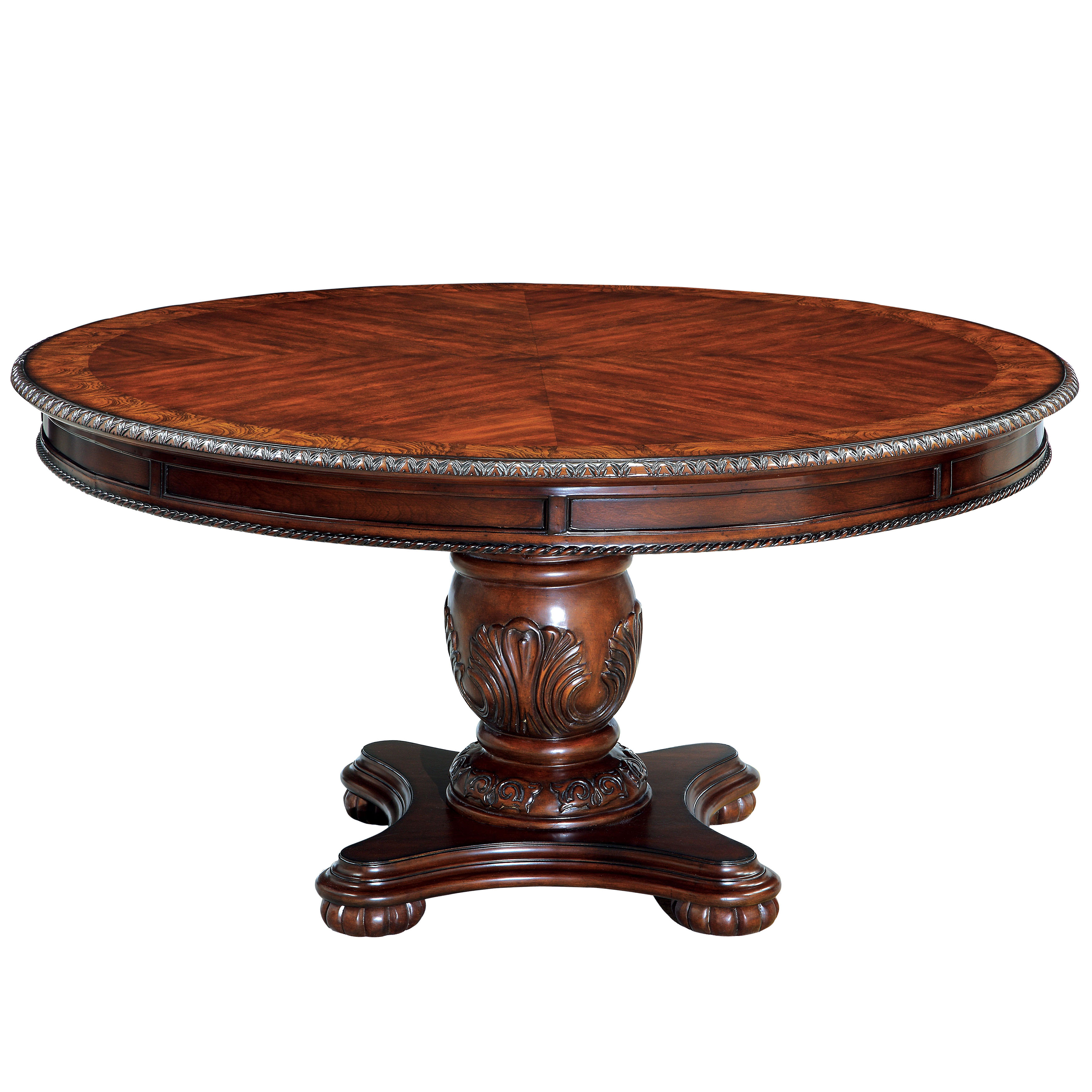 Napa Traditional Round Pedestal Dining Table