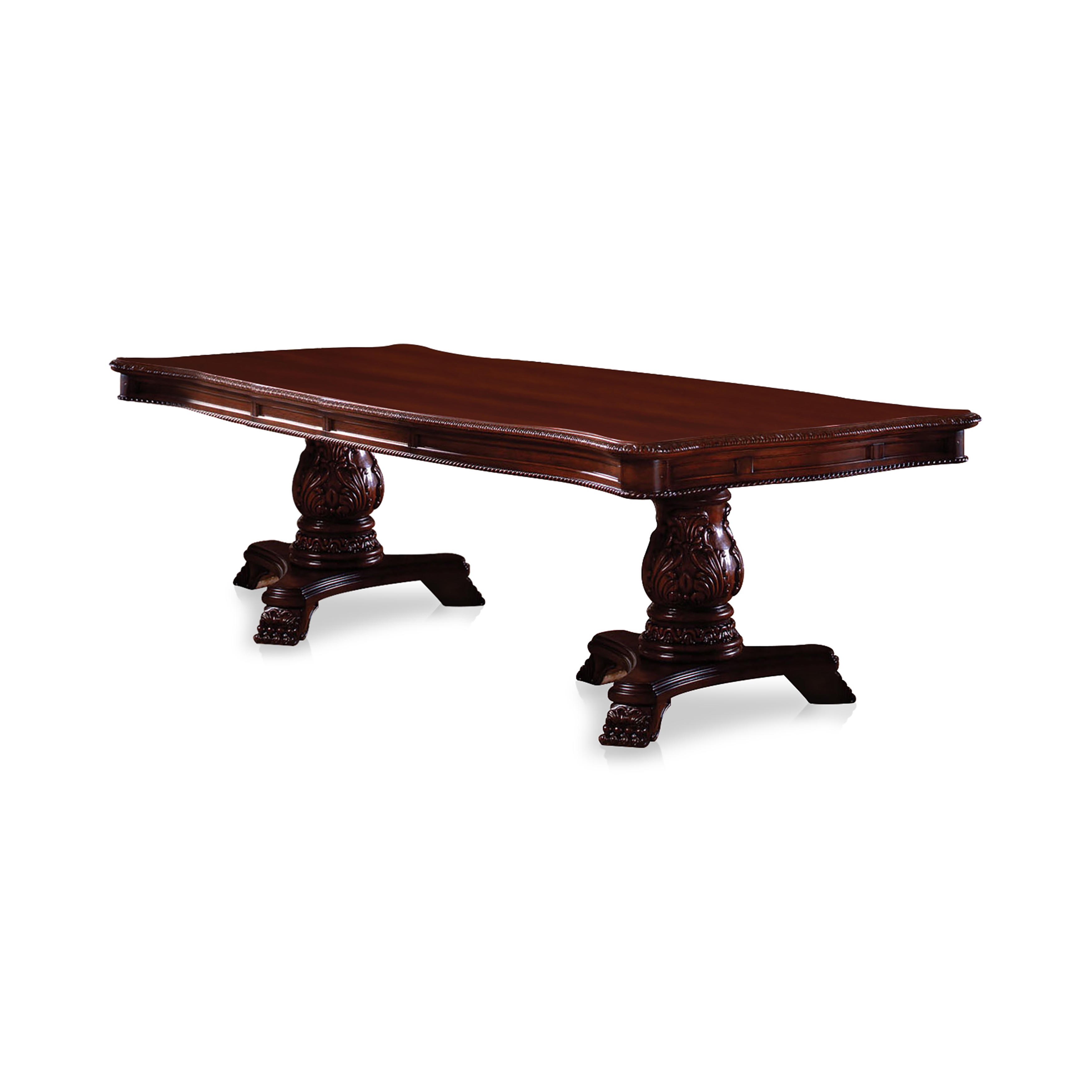 Mercera Traditional Double Pedestal Dining Table
