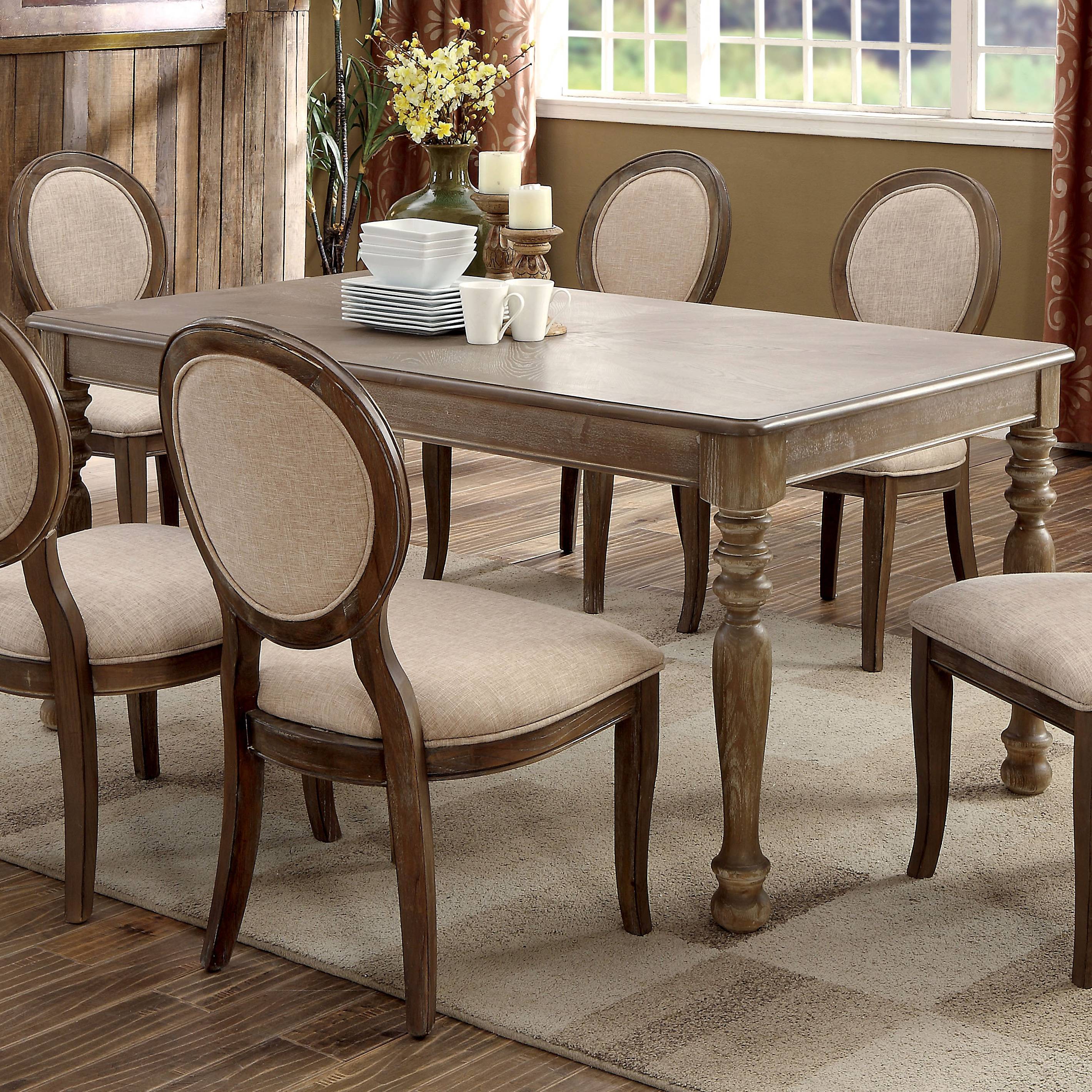 Pearse Transitional Rectangular Dining Table