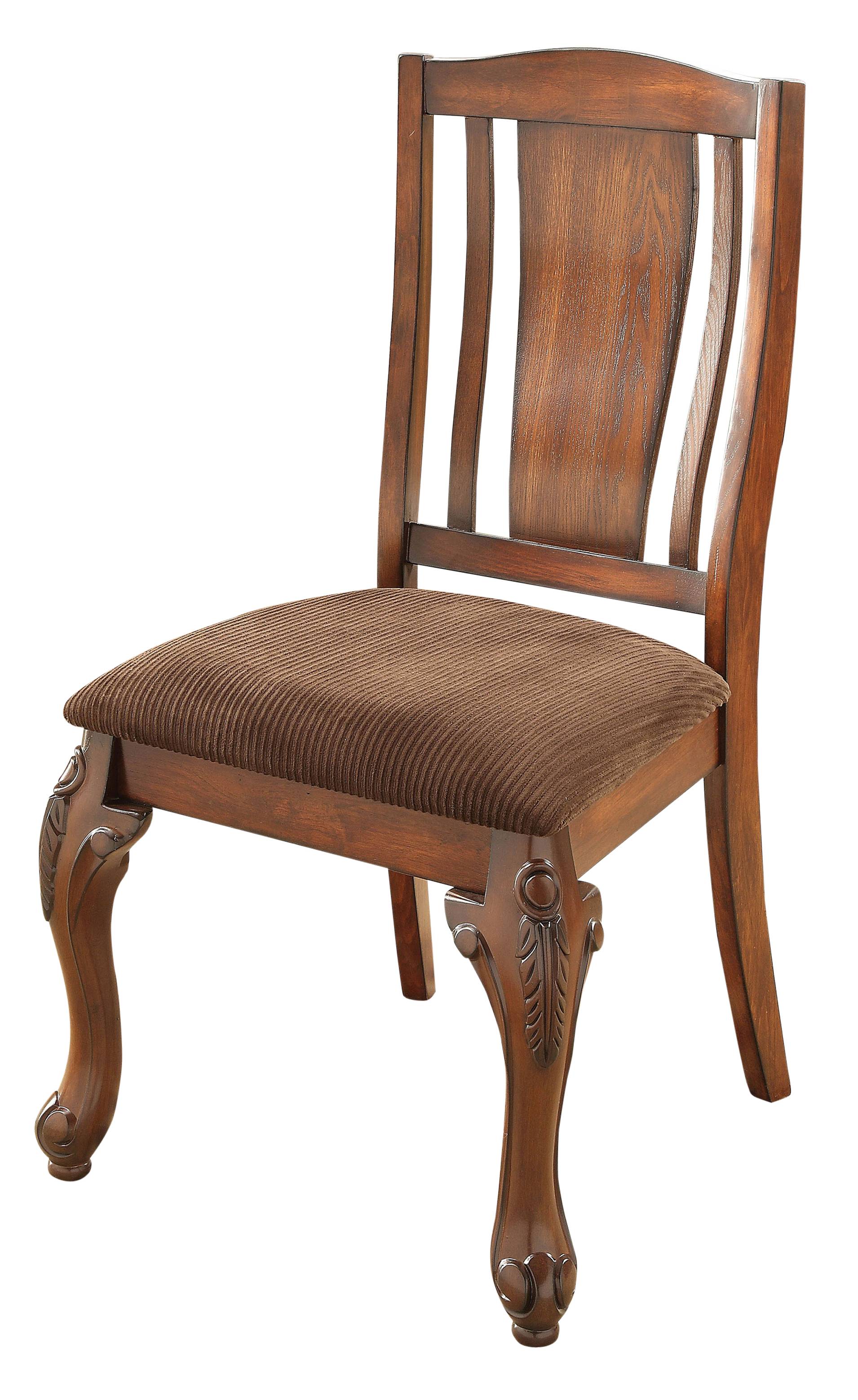Hannah Traditional Padded Side Chairs (Set of 2)