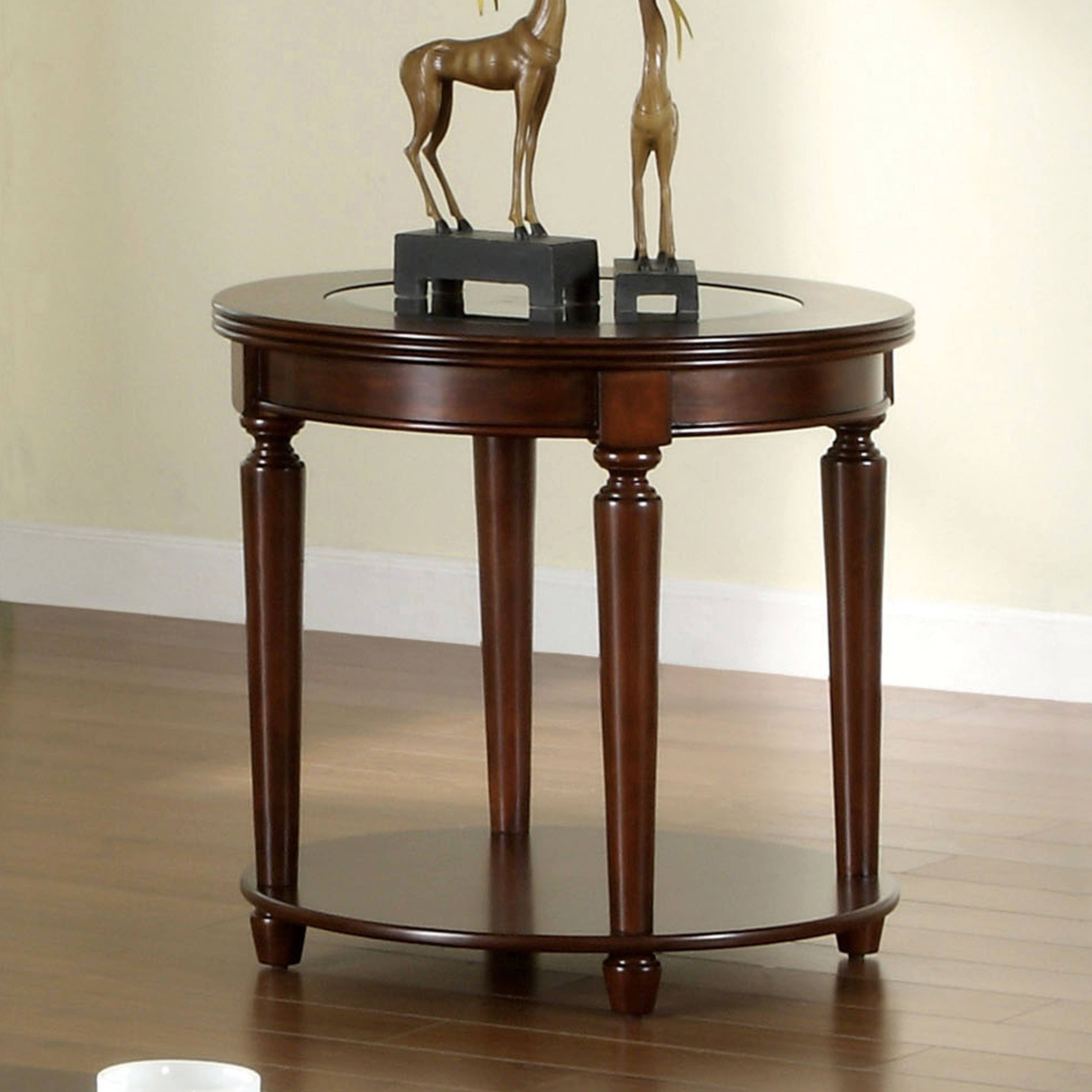 Canello Transitional Open Shelf End Table
