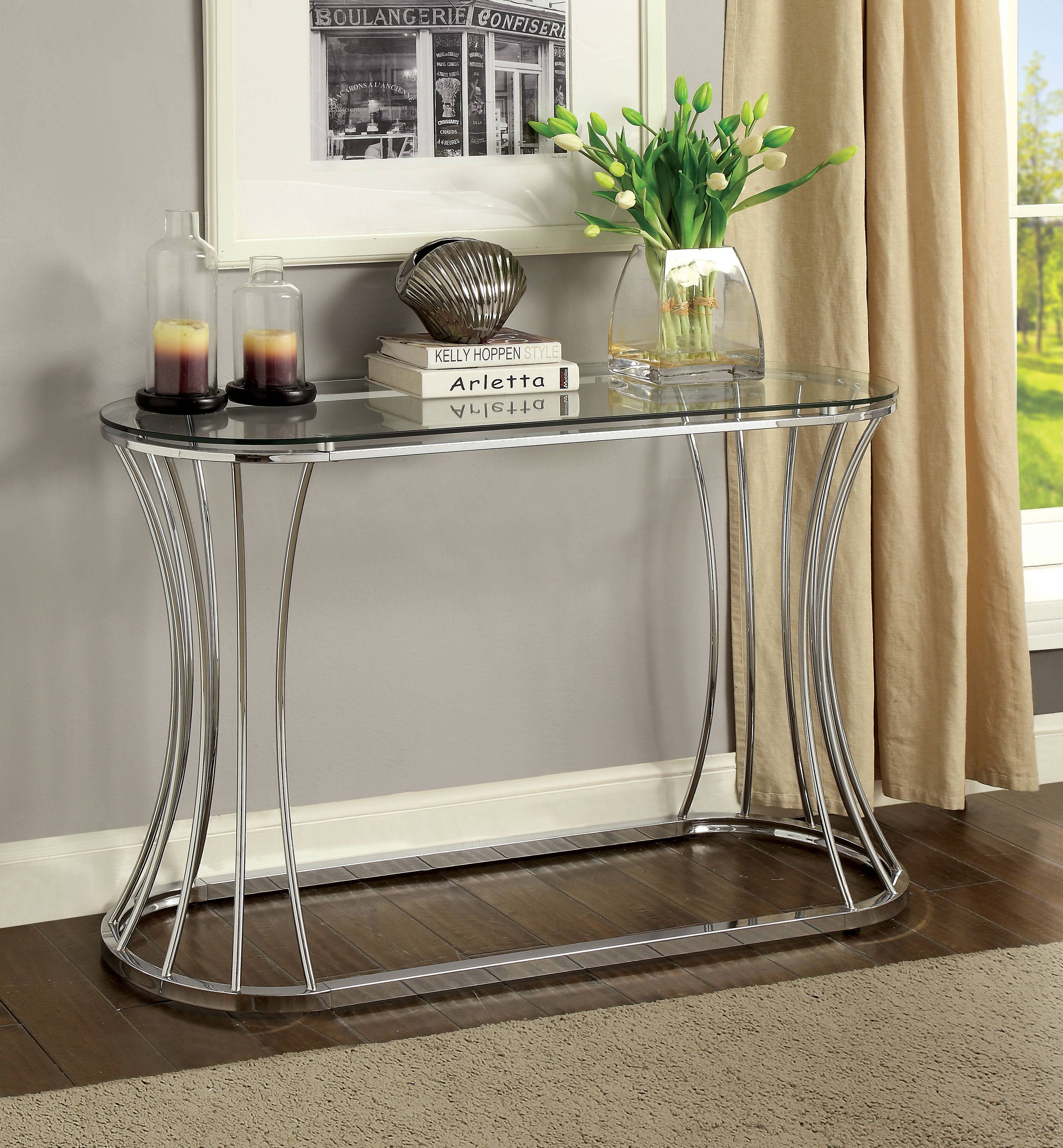 Marchant Contemporary Wood Console Table