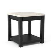 Tateam Transitional Marble Top End Table