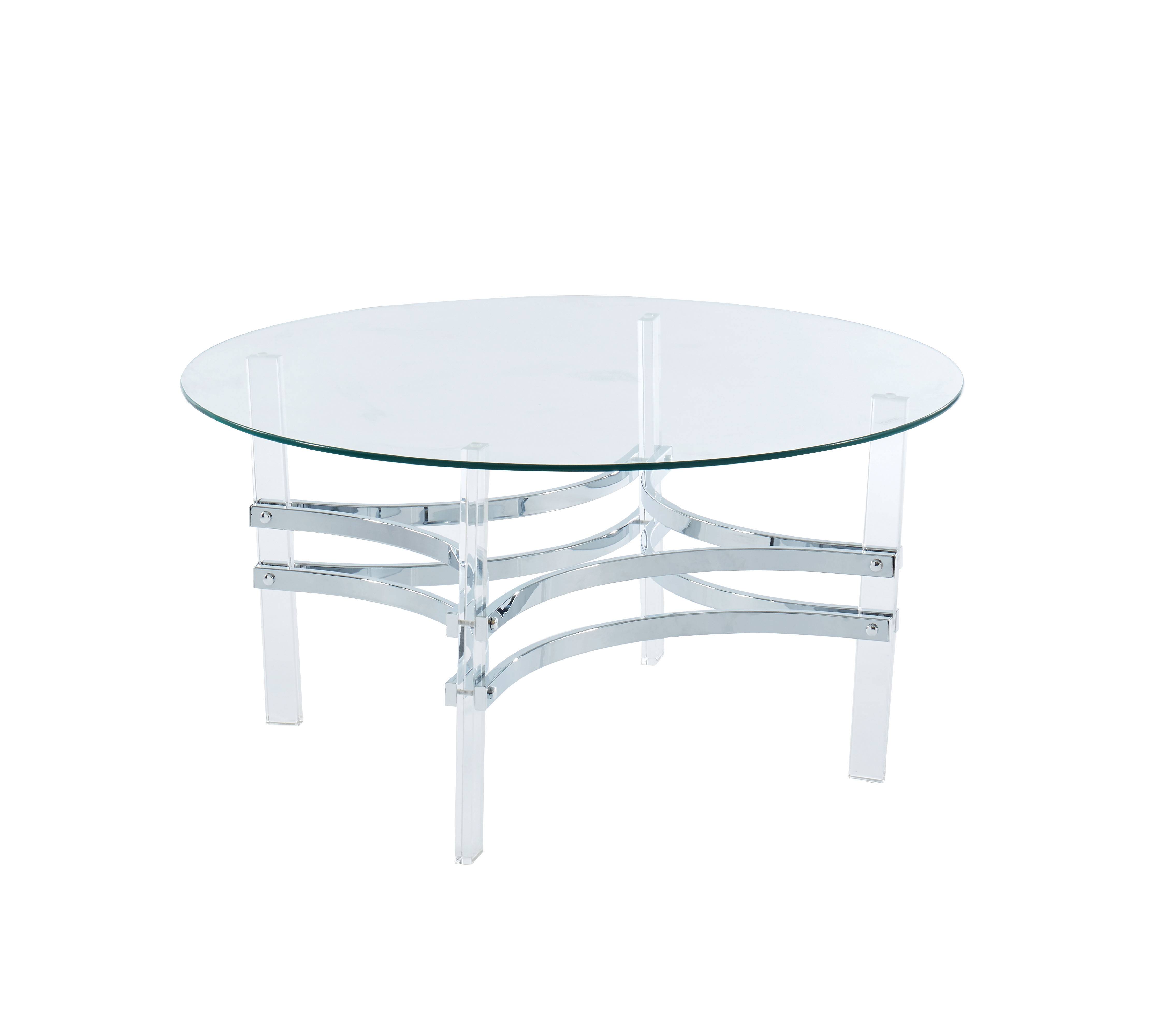 Bilmar Glass Top Coffee Table