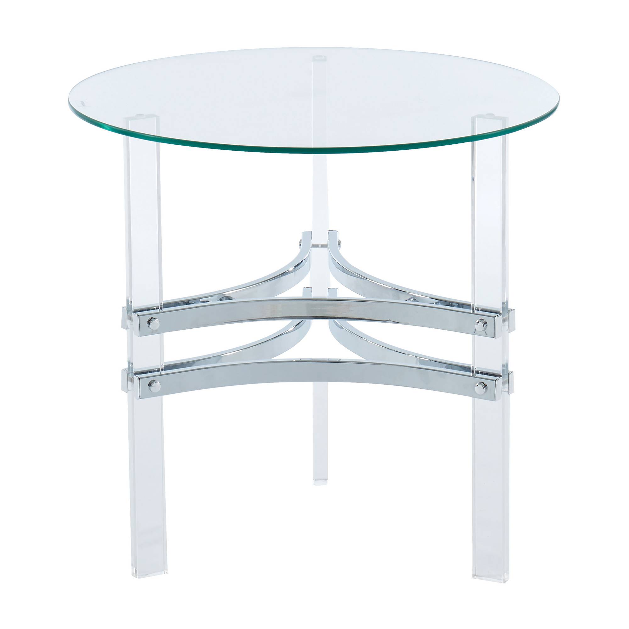 Bilmar Glass Top End Table