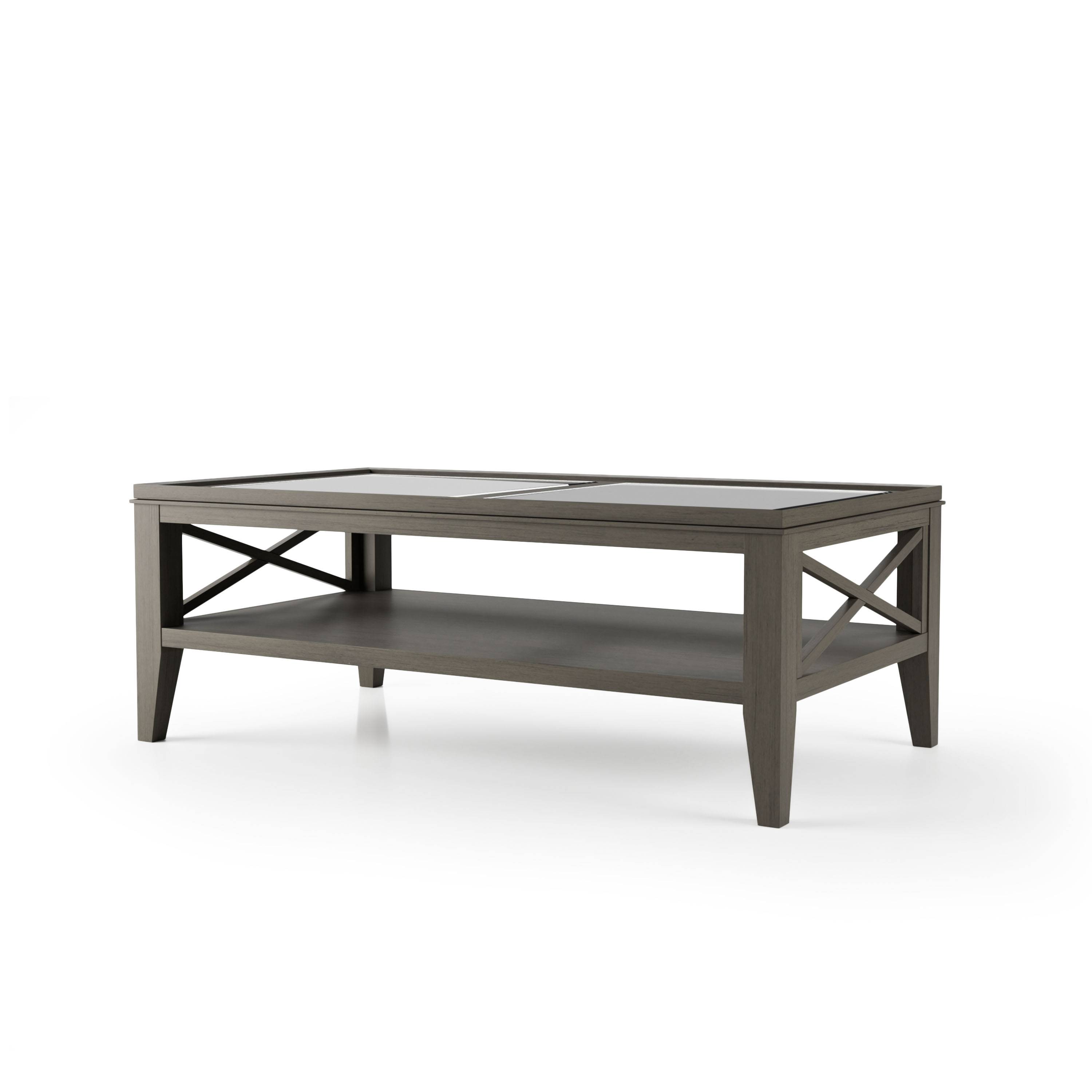 Mabel 1-Shelf Coffee Table in Gray