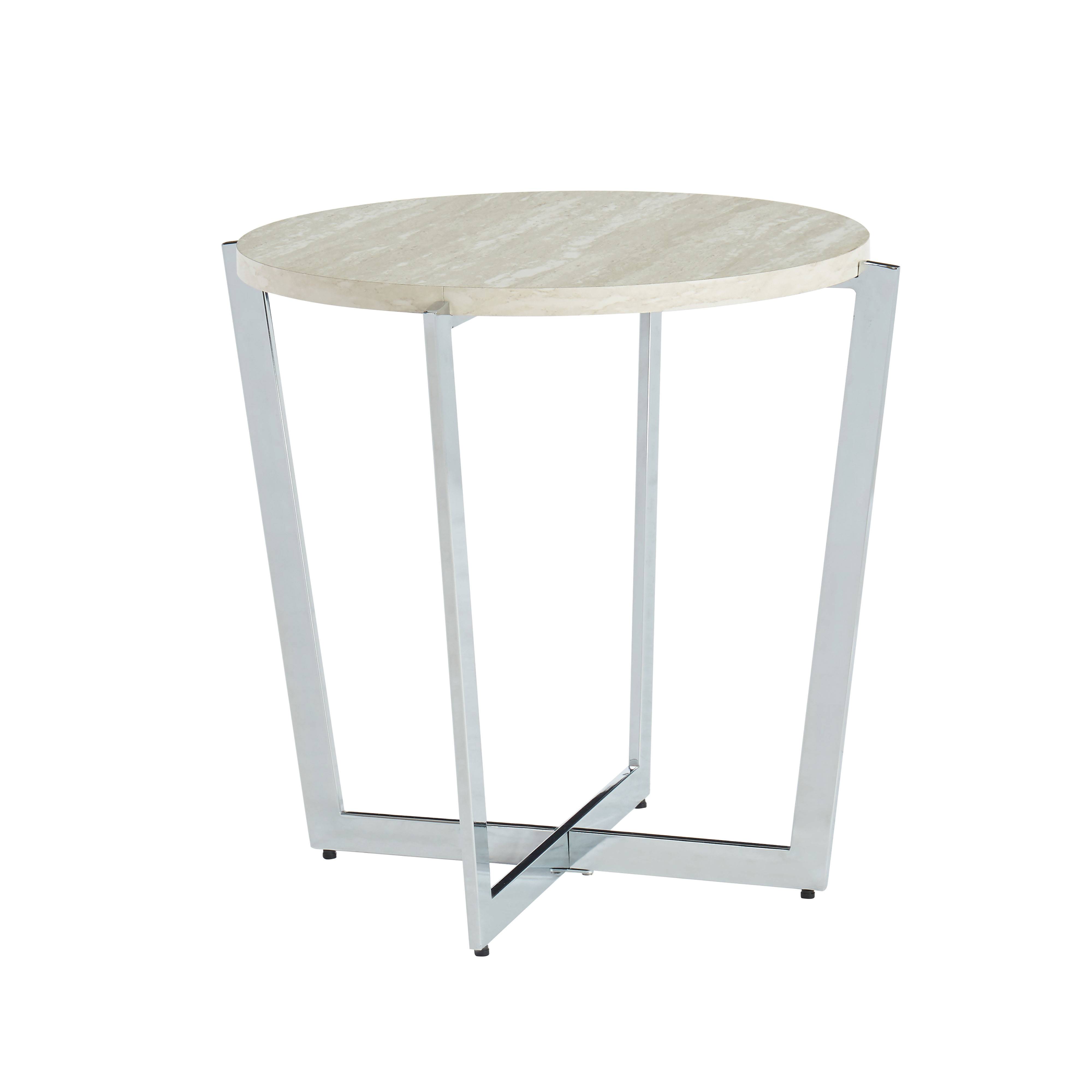 Plower Round End Table