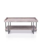 Humere Tray Top Coffee Table in Antique Gray