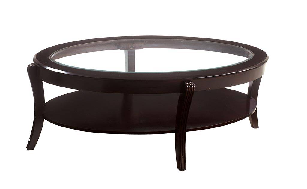 Dorite Contemporary Glass Top Coffee Table