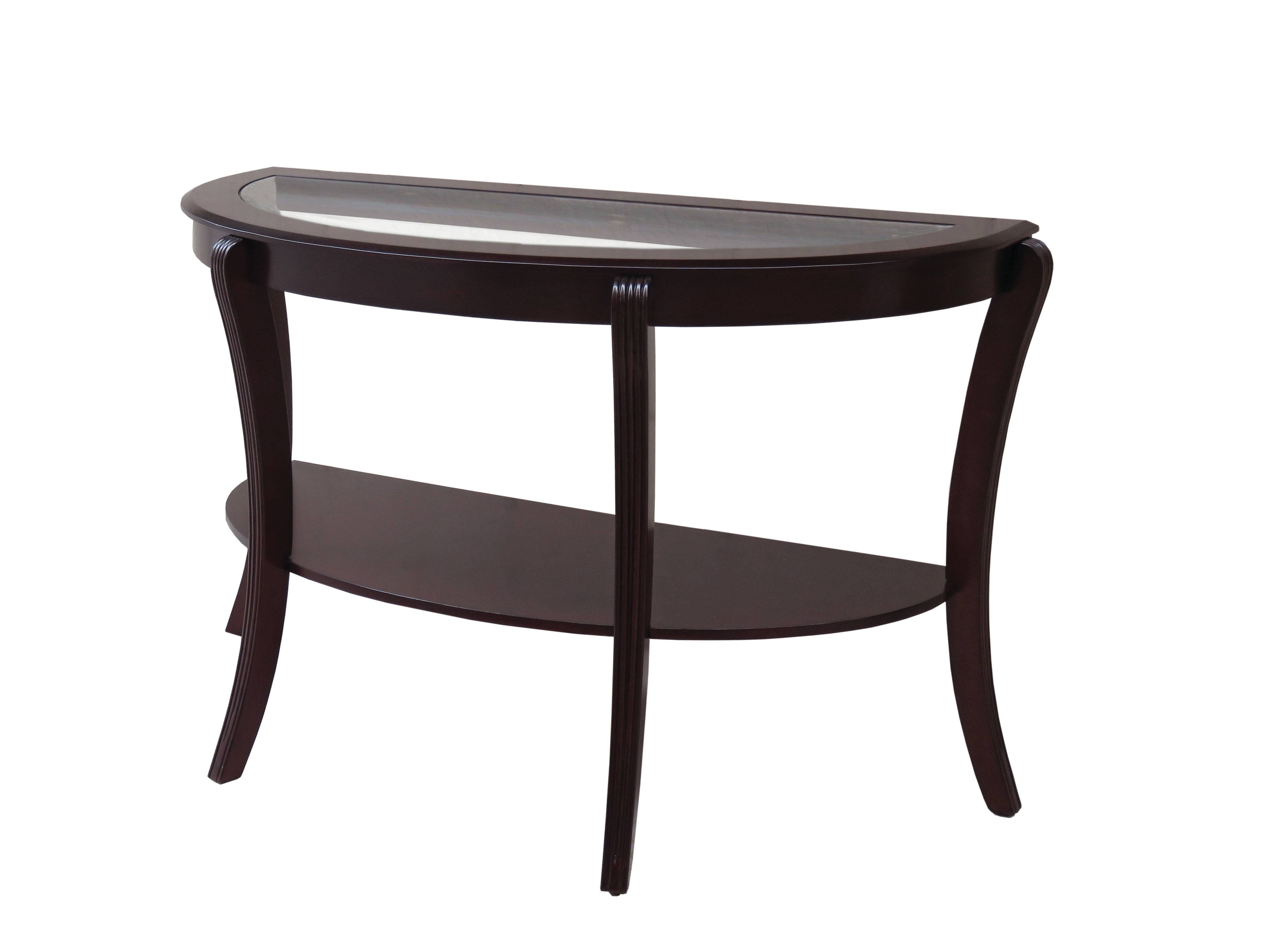Dorite Contemporary Half-Moon Sofa Table