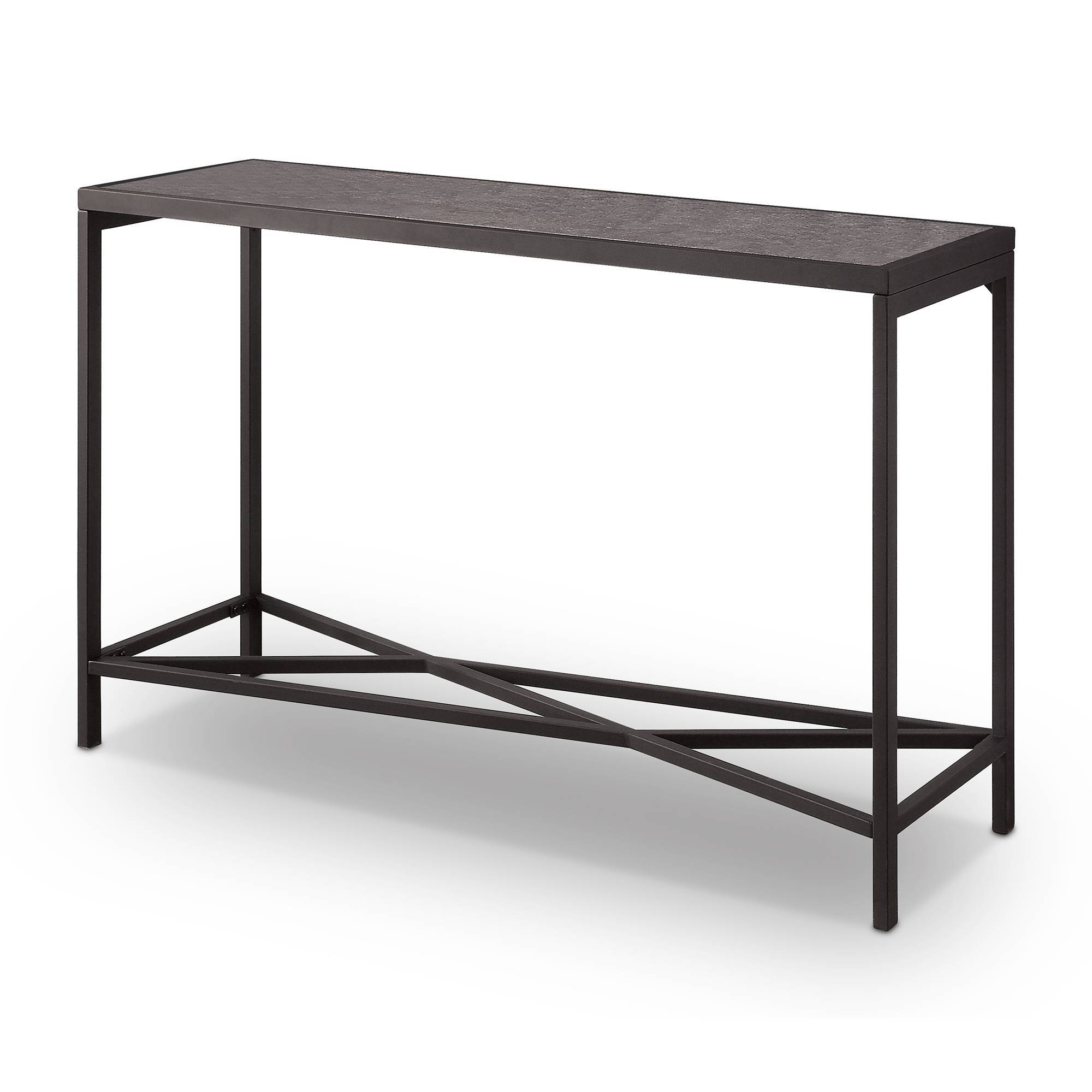 Breza Metal Base Console Table