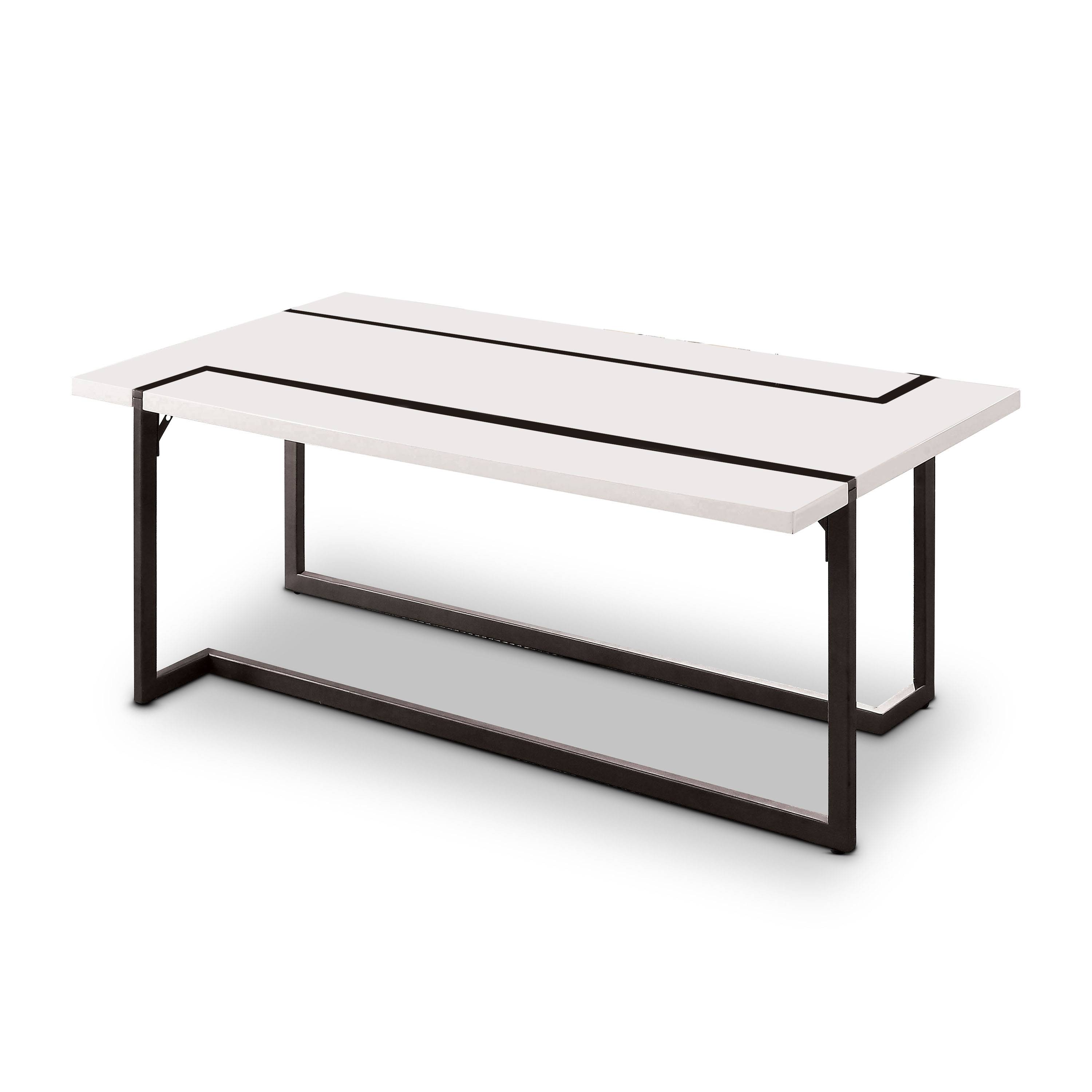 Syrex Metal Base Coffee Table