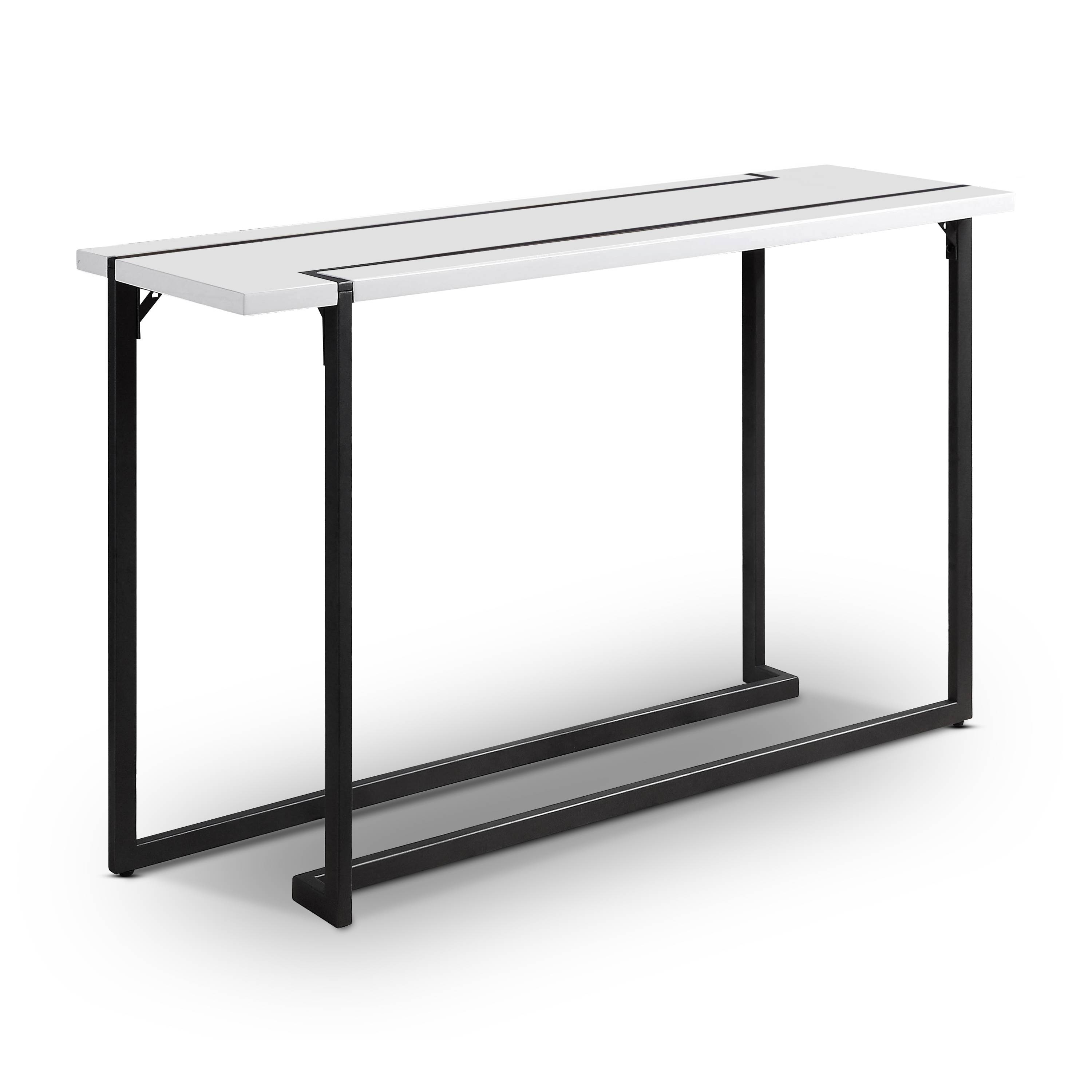 Syrex Metal Base Console Table
