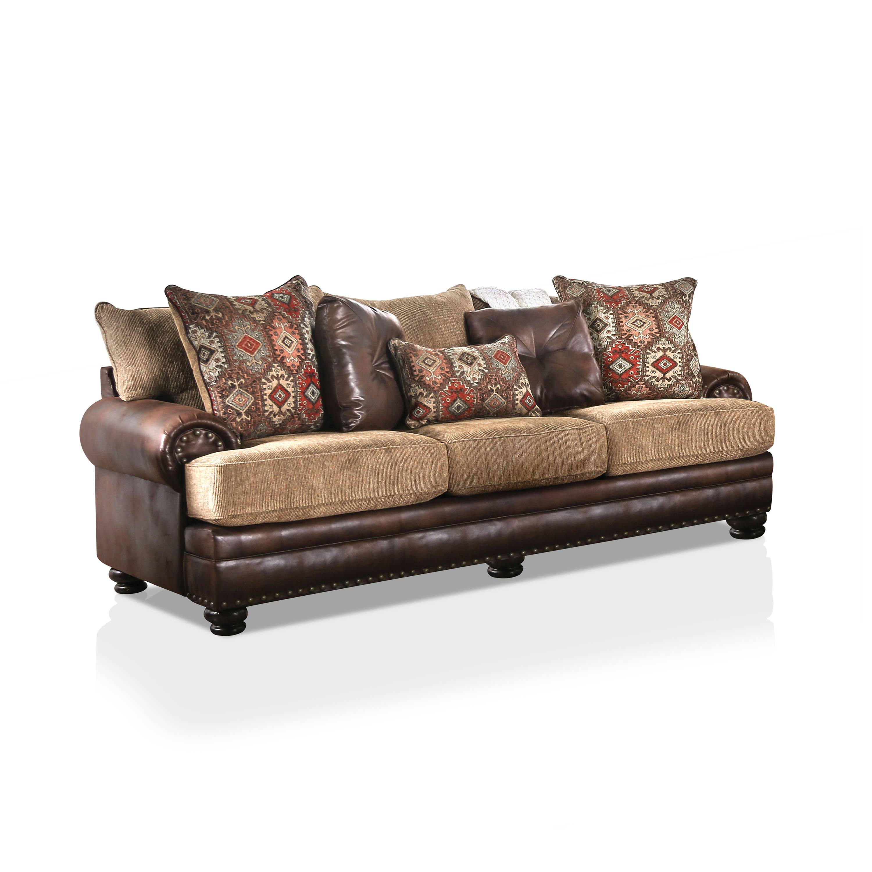 Abygale Transitional Nailhead Trim Sofa
