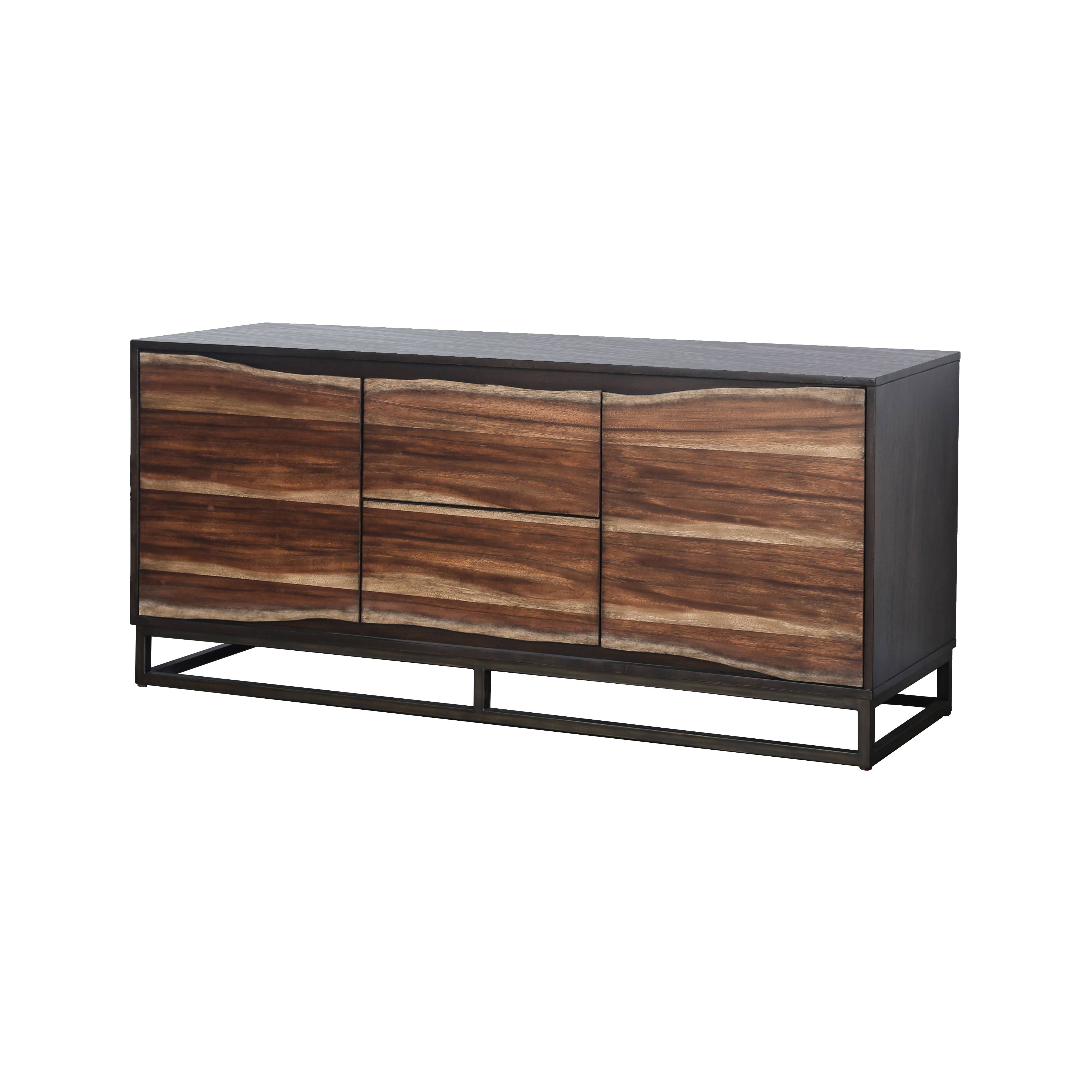 Musele Rustic Wood 64-Inch TV Stand