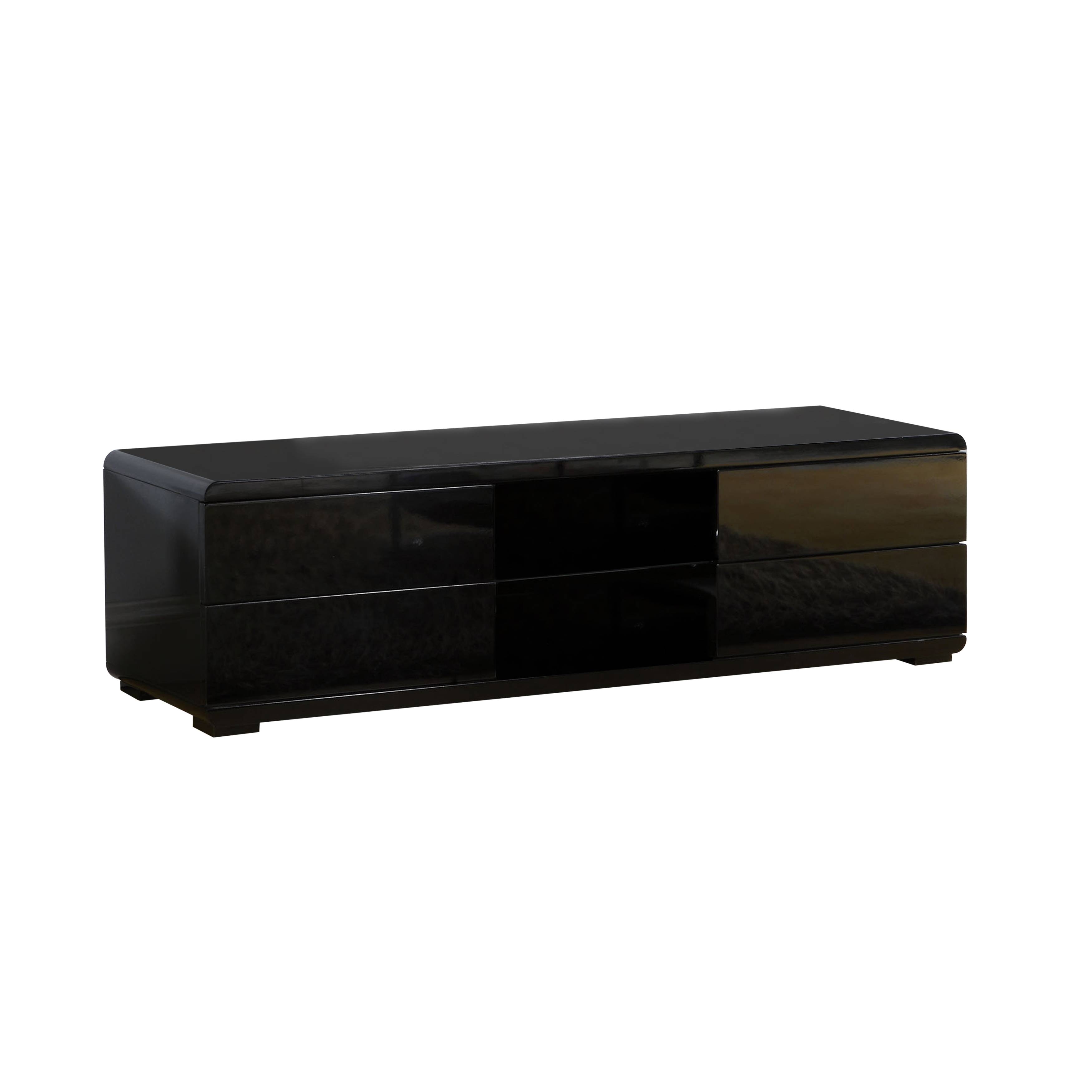 Snyder Contemporary 59-Inch TV Stand in Black