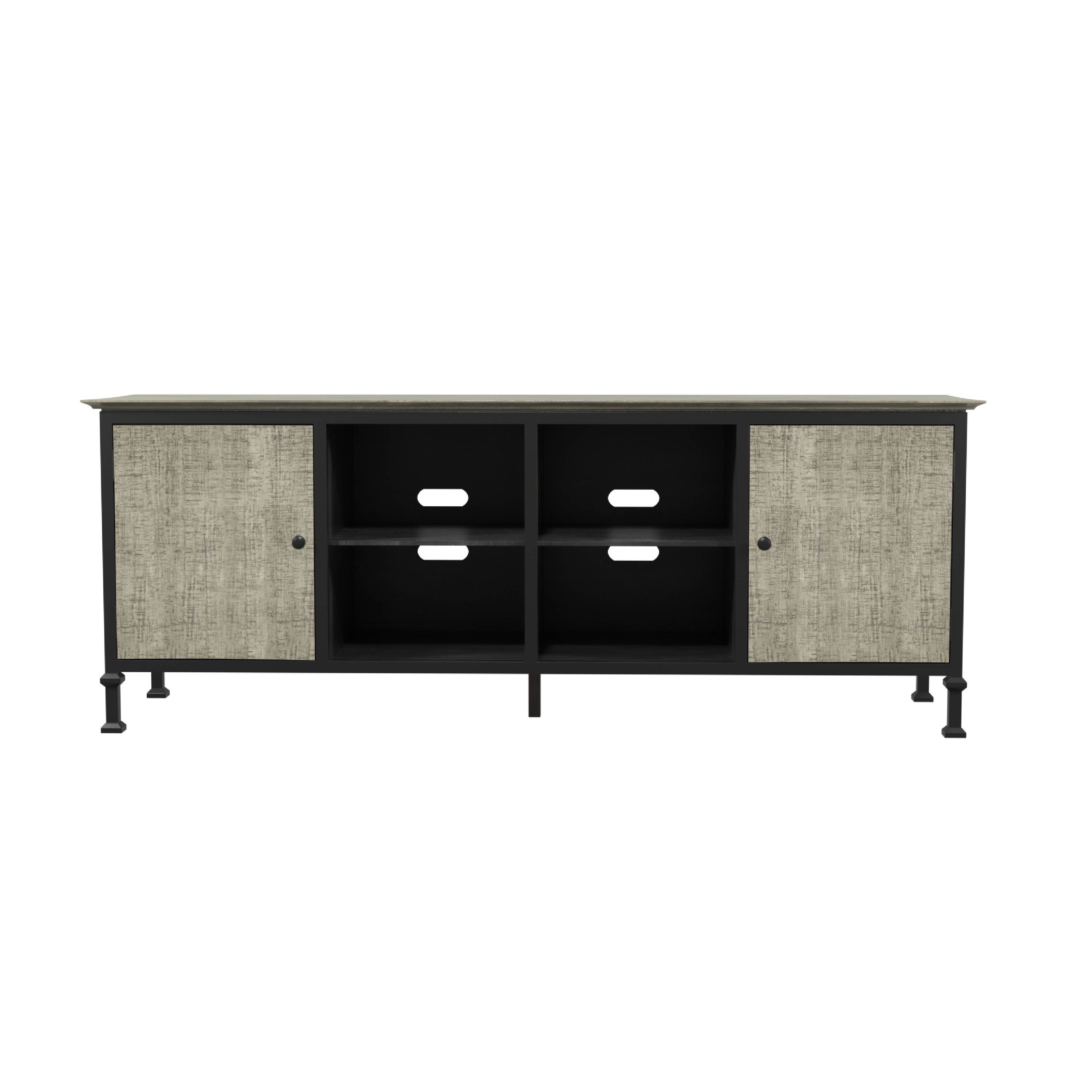 Ronda 8-Shelf 72-inch TV Stand in Gray