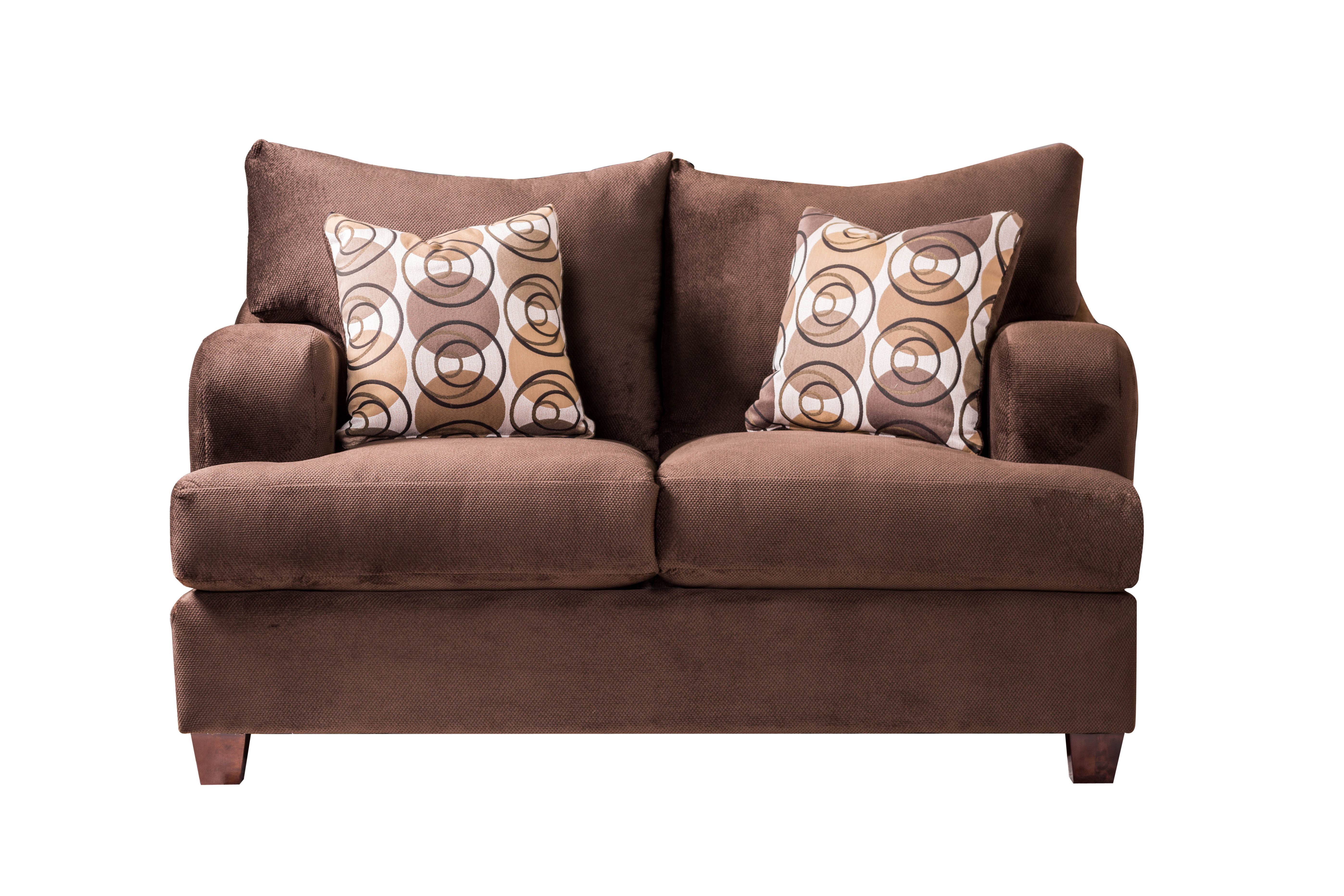 Leora Transitional Upholstered Loveseat