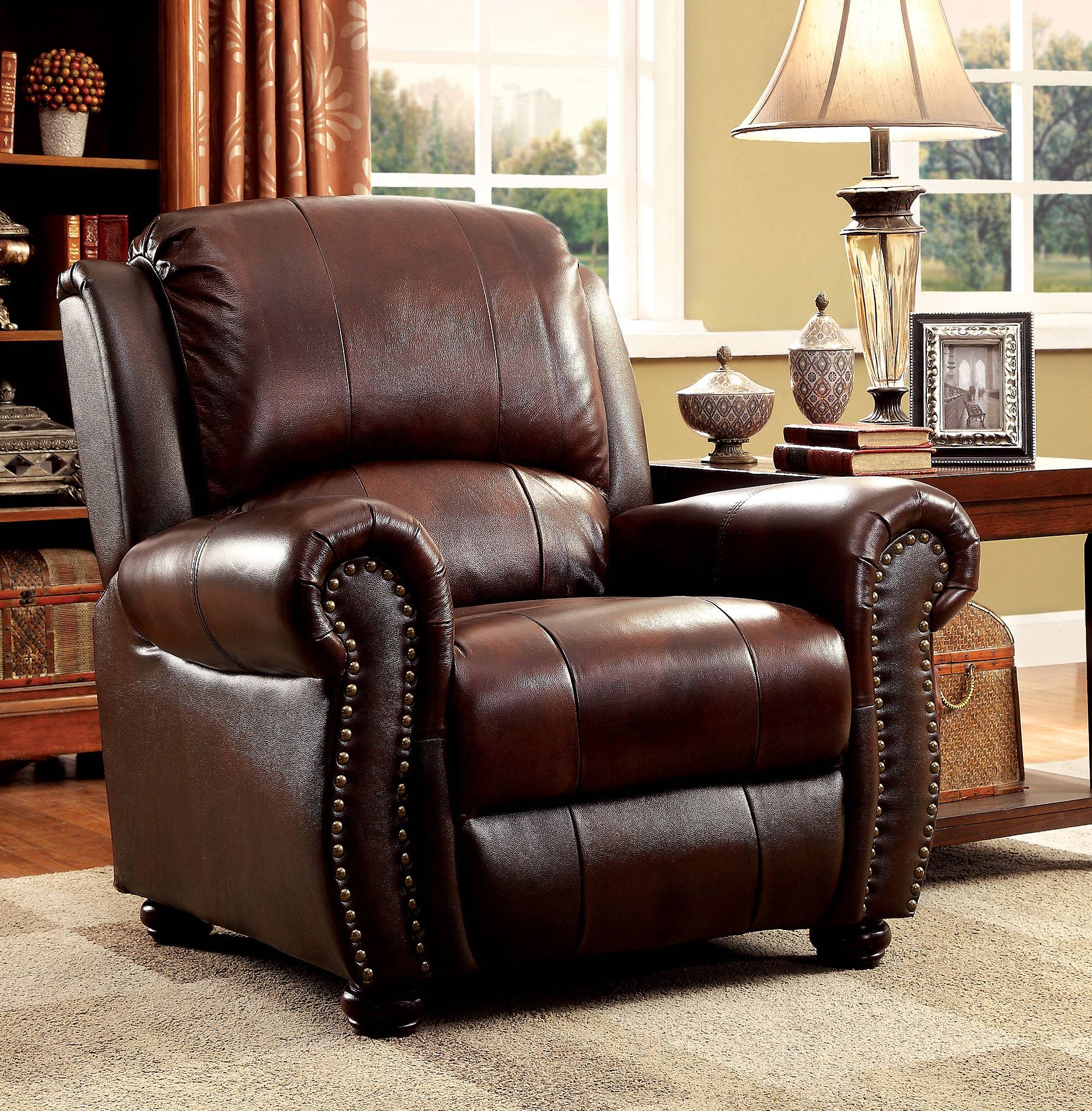Havana Transitional Upholstered Arm Chair