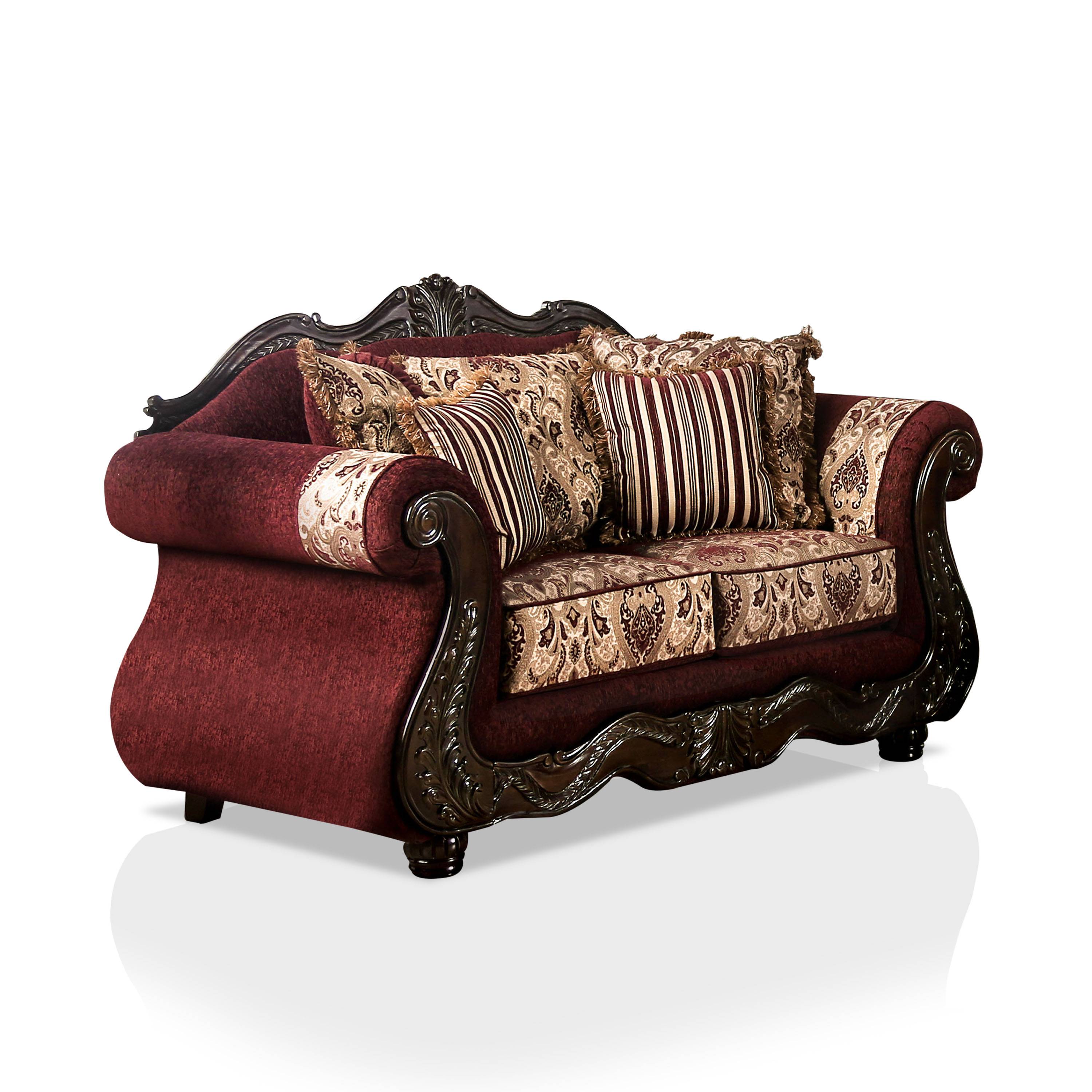 Clearmount Rolled Arms Loveseat