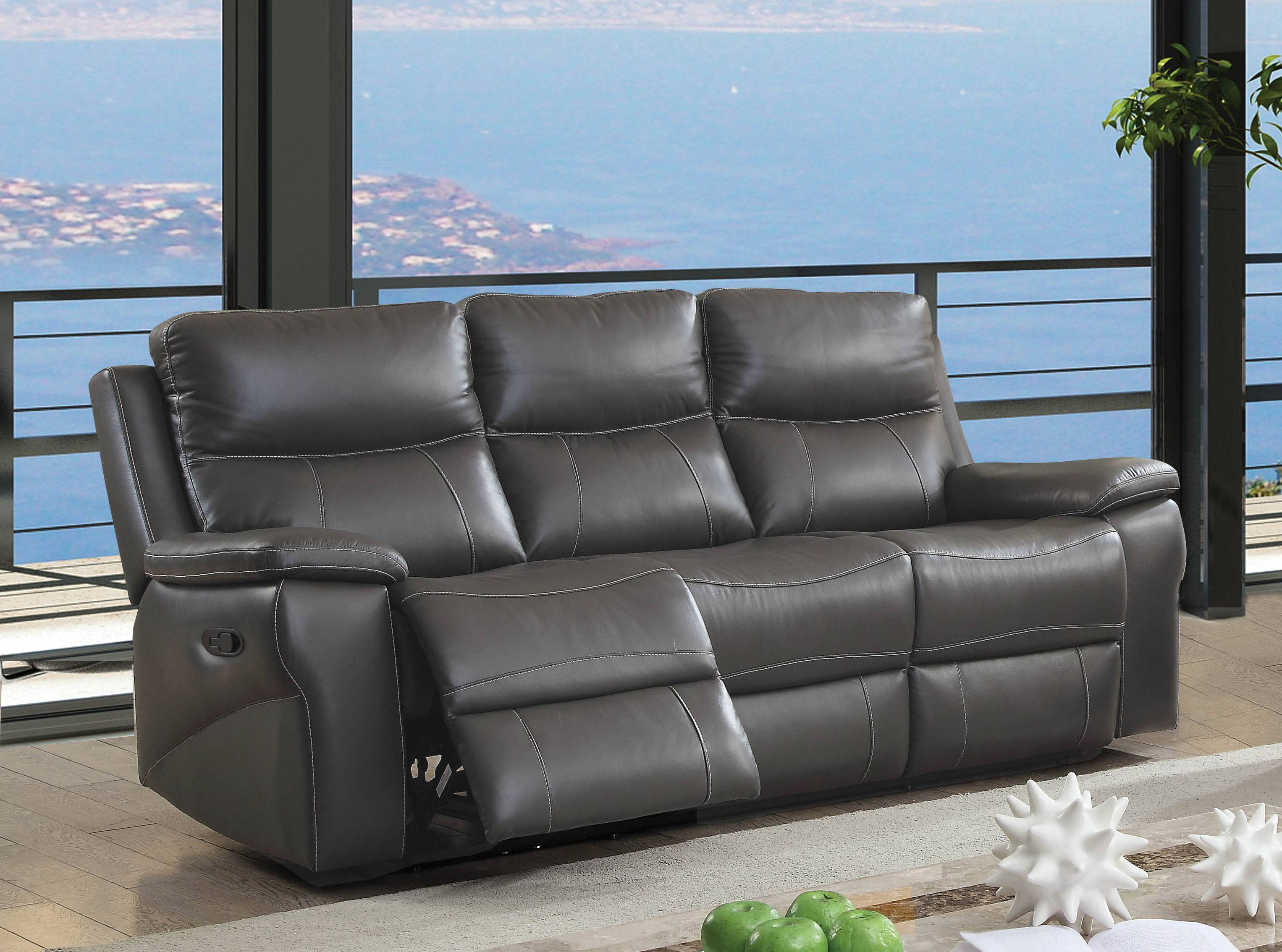 Orgalla Contemporary Upholstered Reclining Sofa