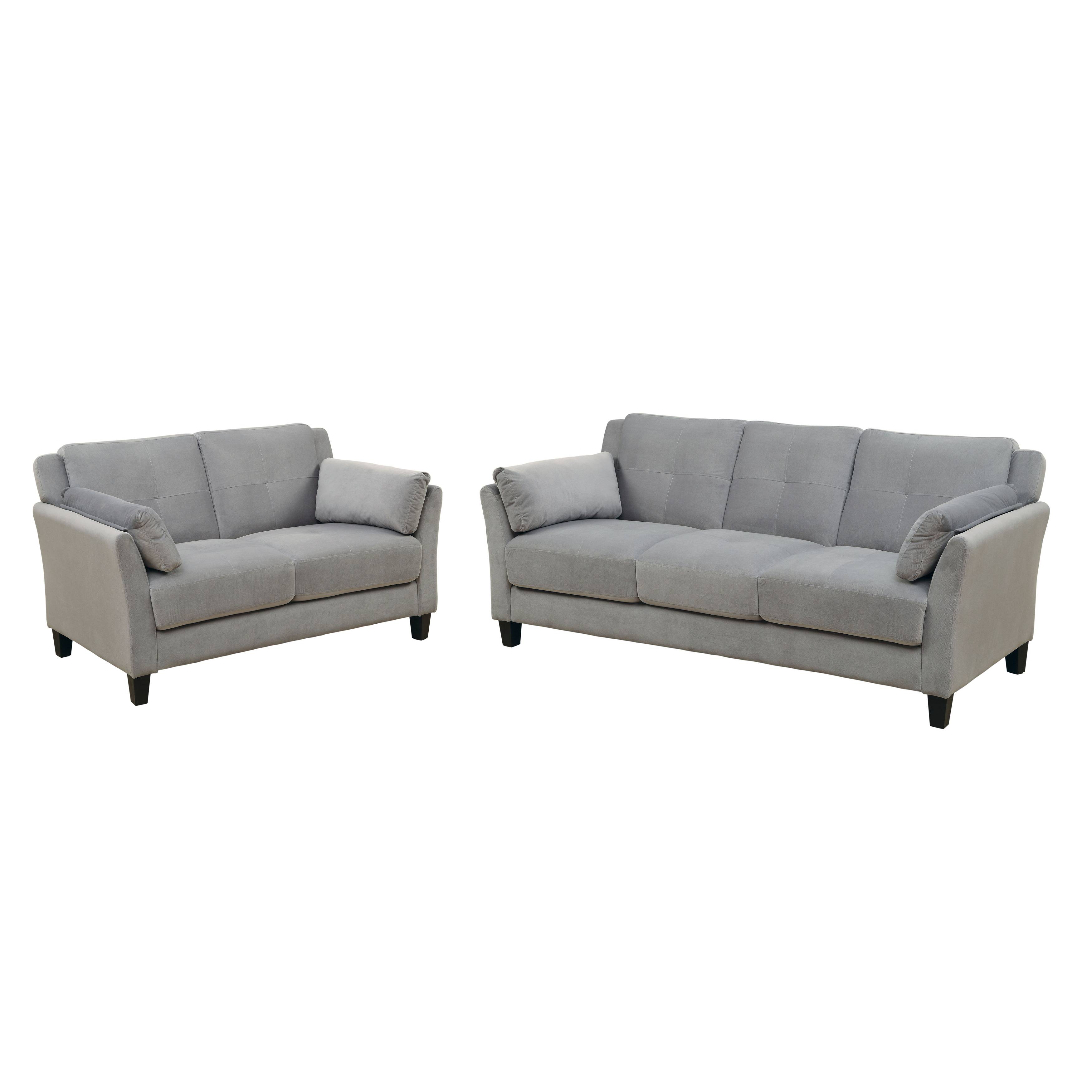 Katherine Contemporary 2-Piece Flannelette Living Room Set