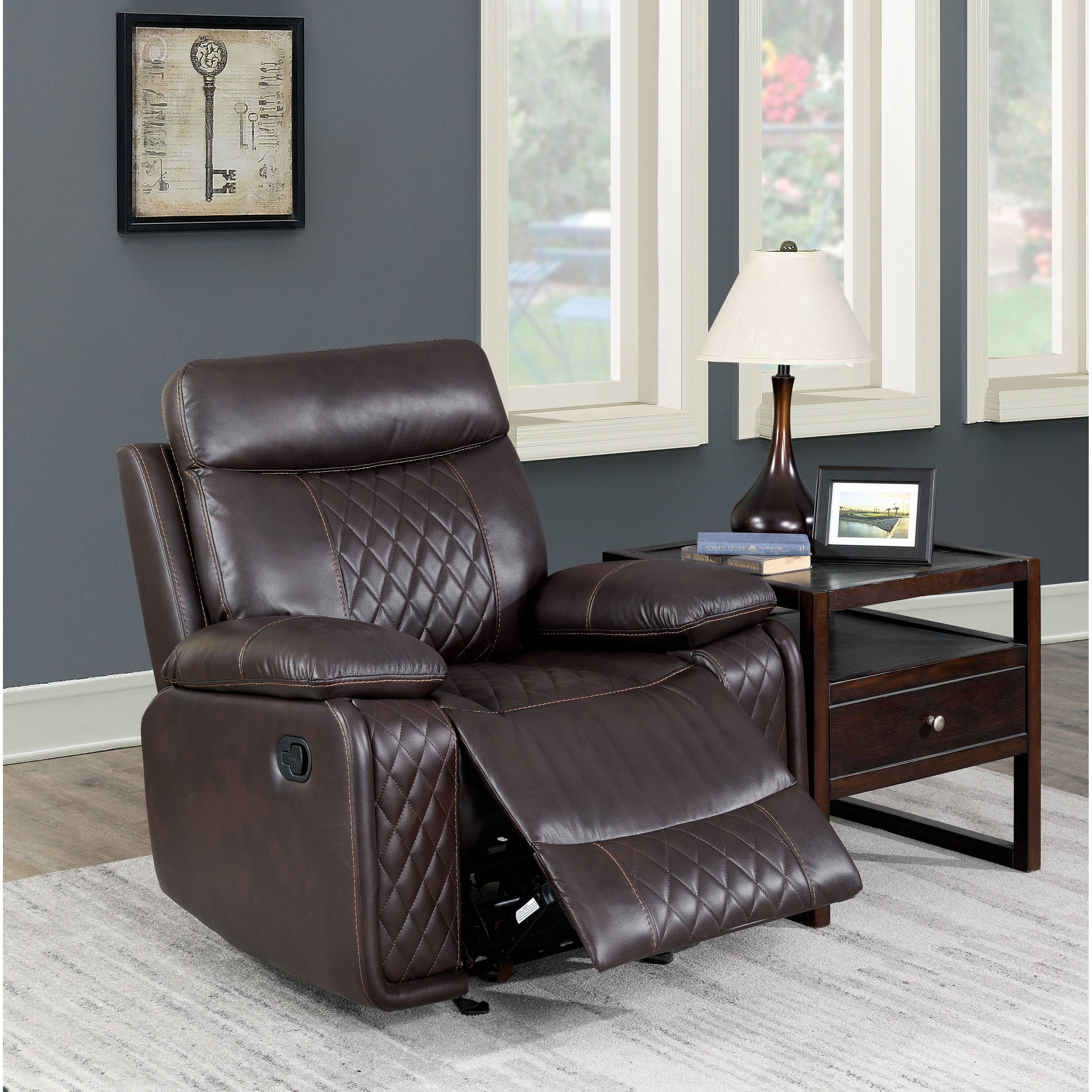 Melgar Transitional Upholstered Recliner