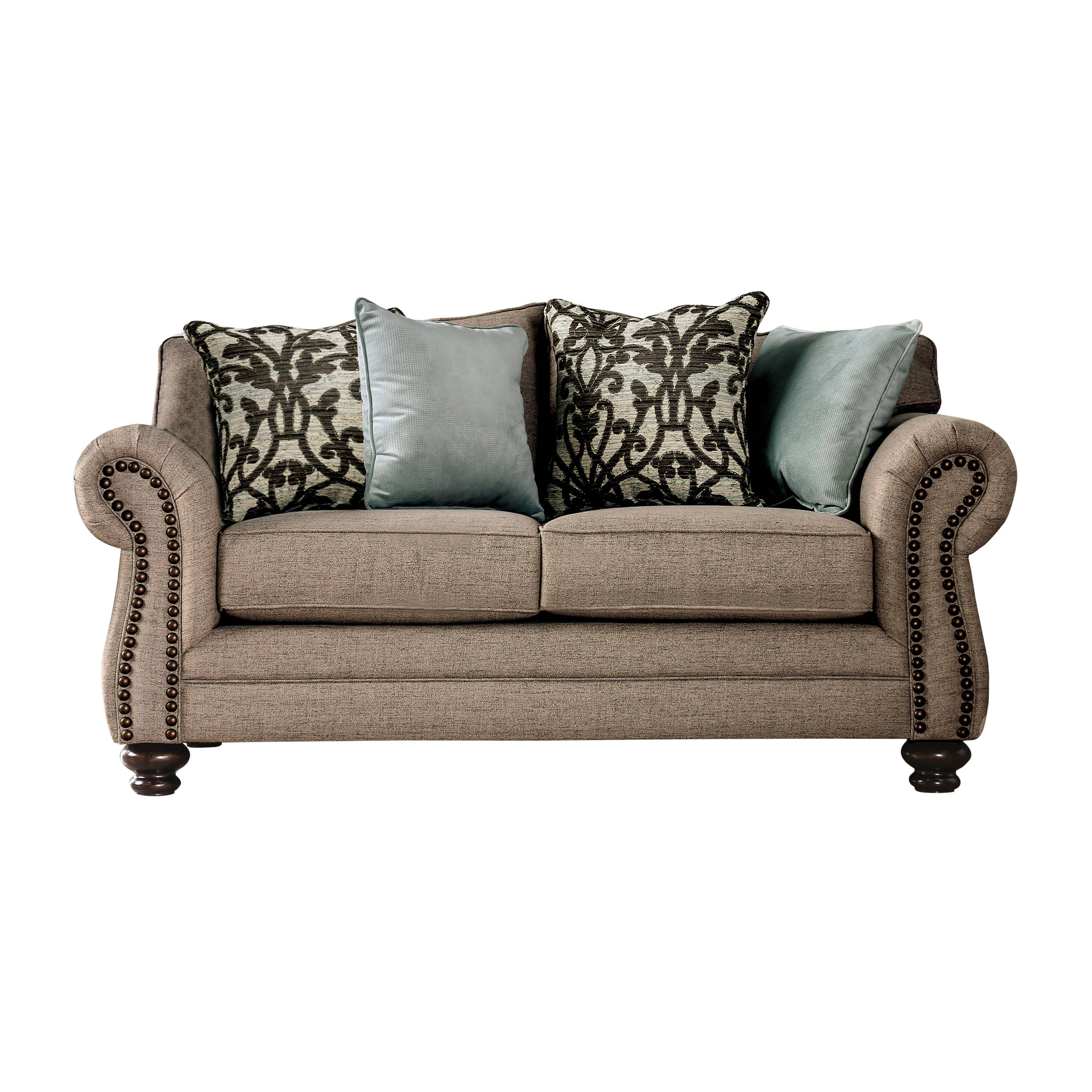 Olawa Transitional Upholstered Loveseat