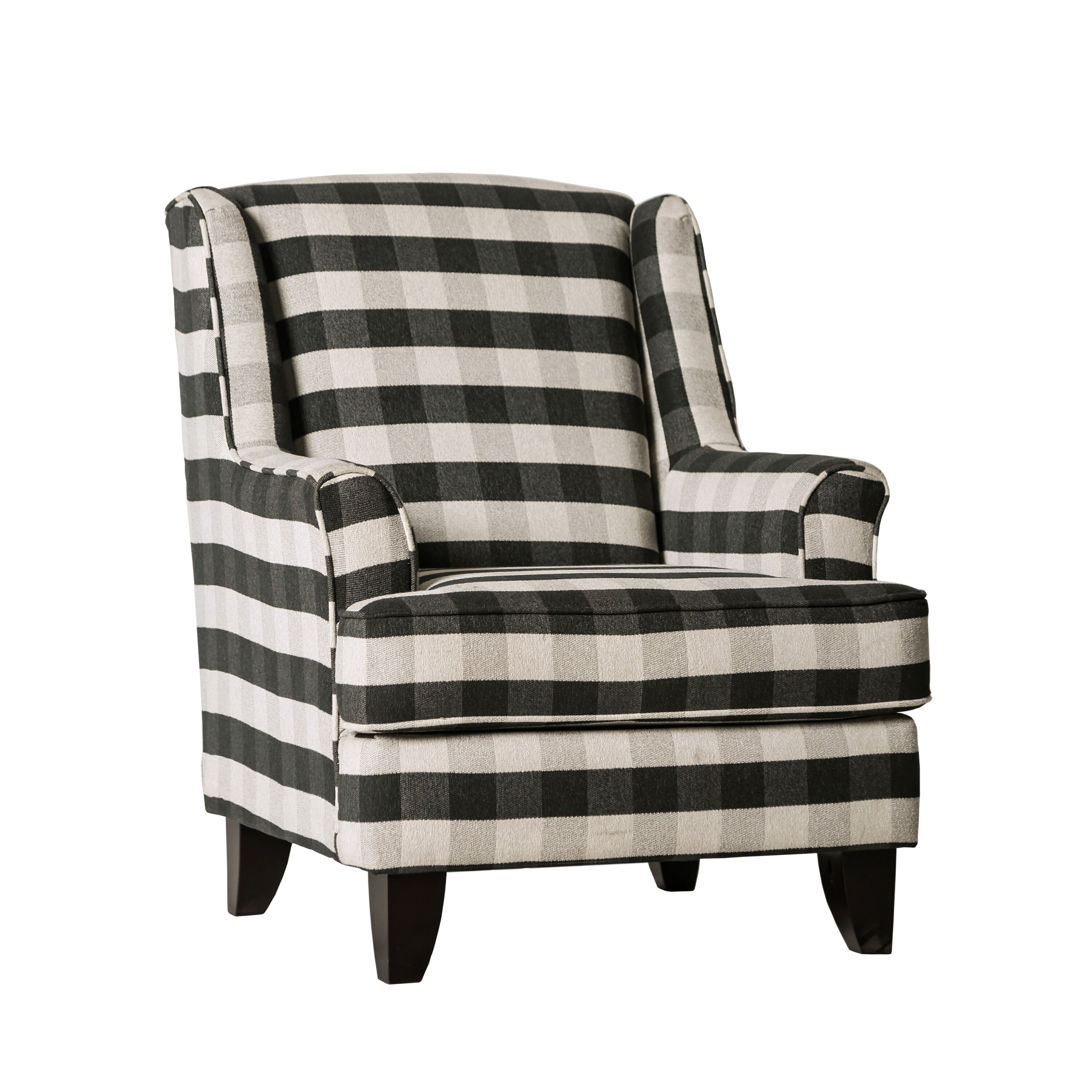 Lea Transitional Stripe Arm Chair