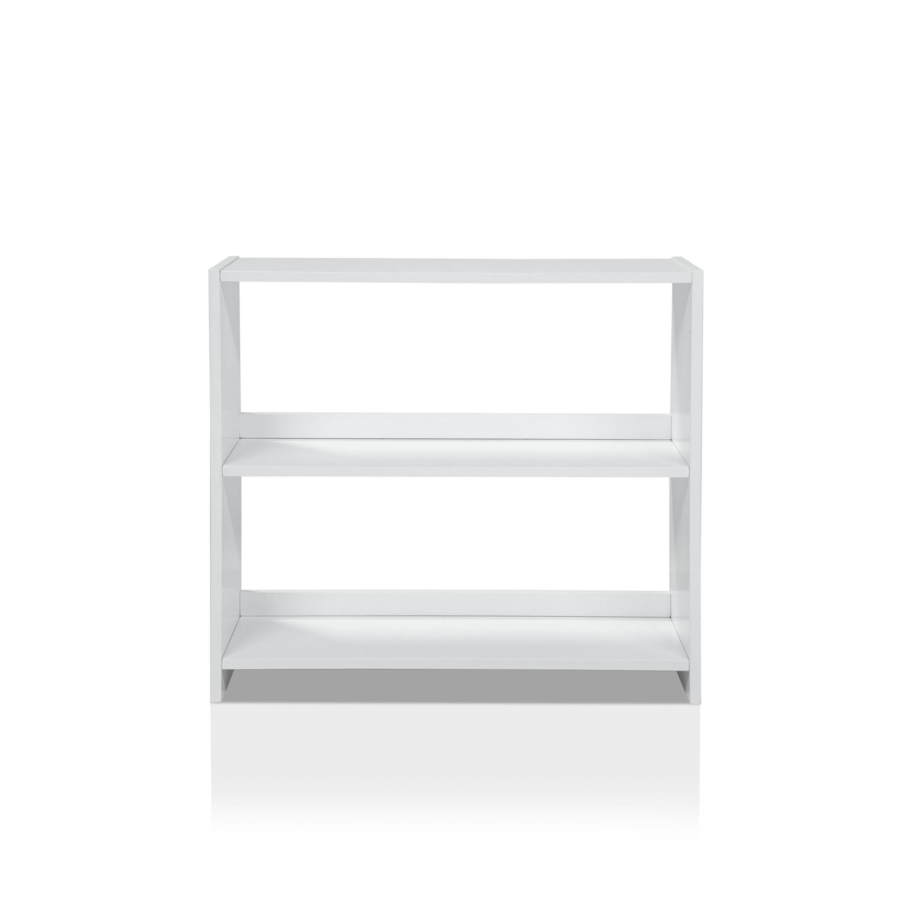 Bradford Small 2-Shelf Bookshelf in White