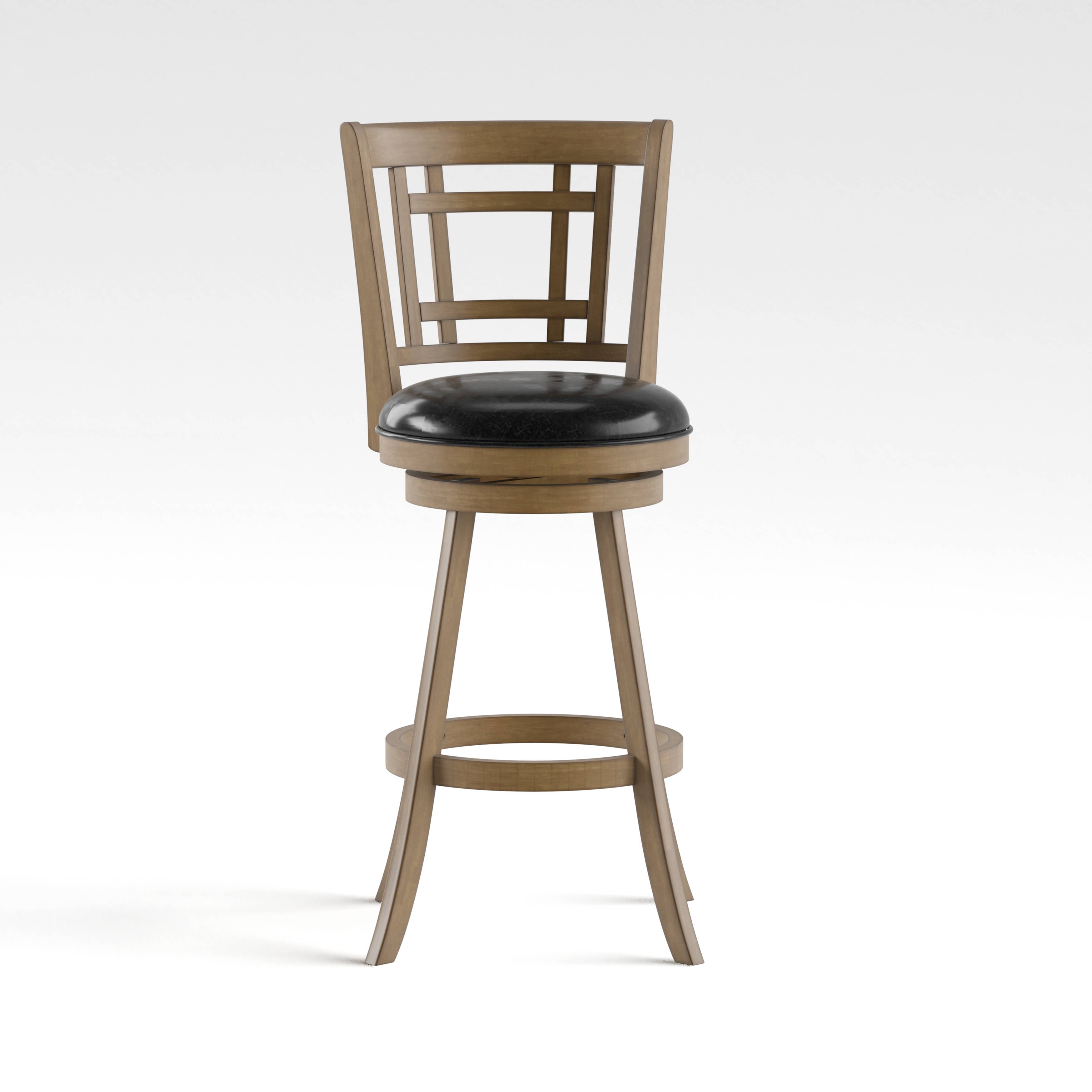 Raela Transitional Padded 29-Inch Bar Stool in Maple