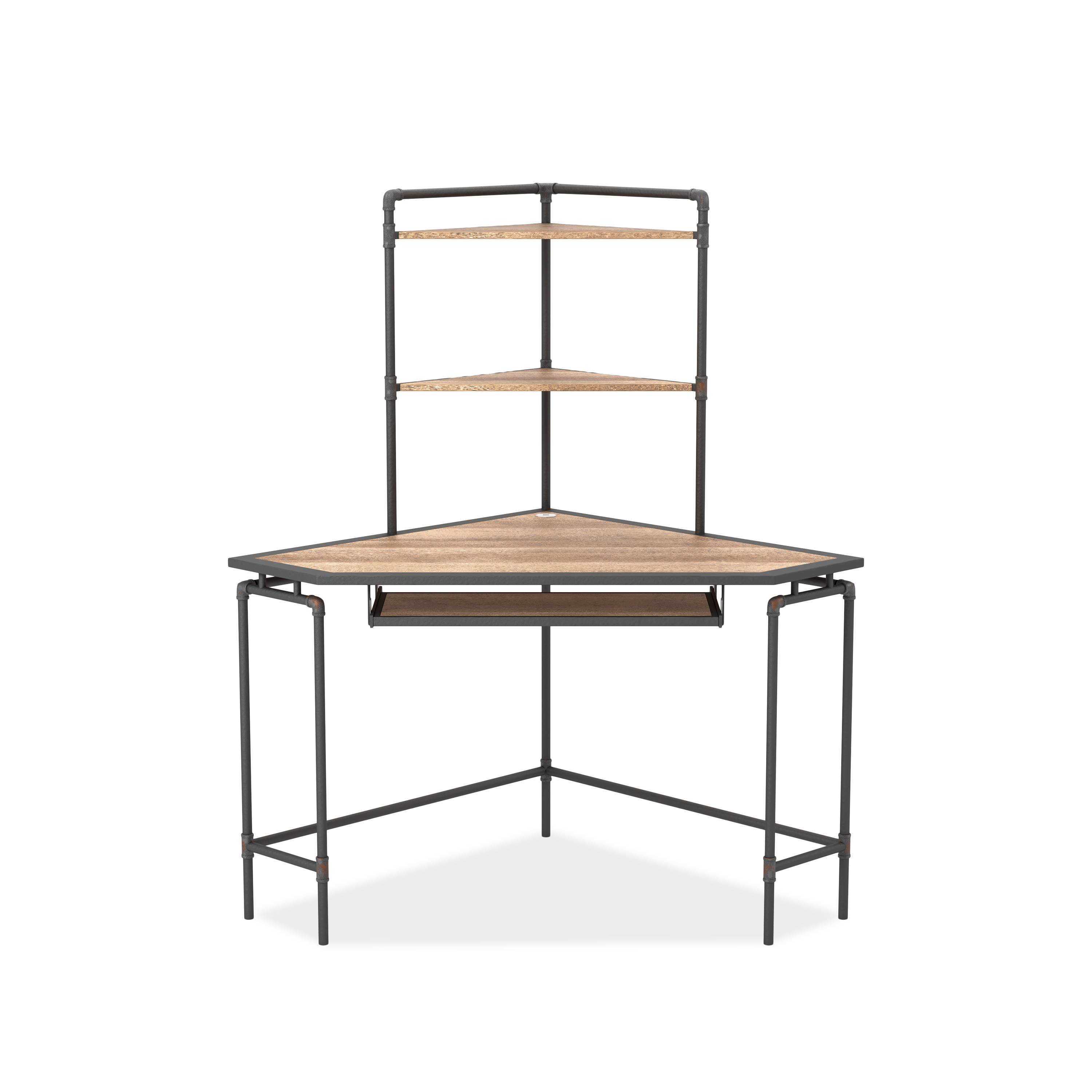 Flak Corner Desk with USB Plug
