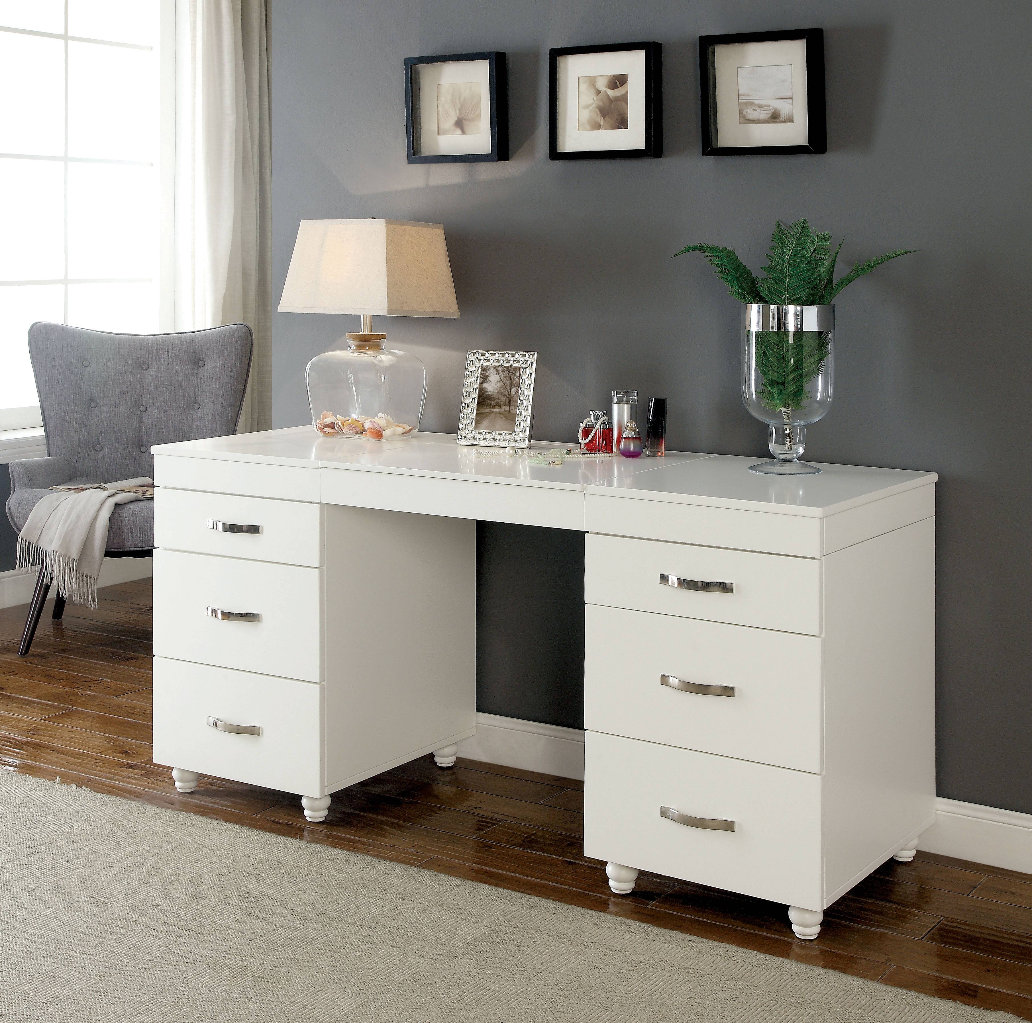 Nabi Contemporary 6-Drawer Desk