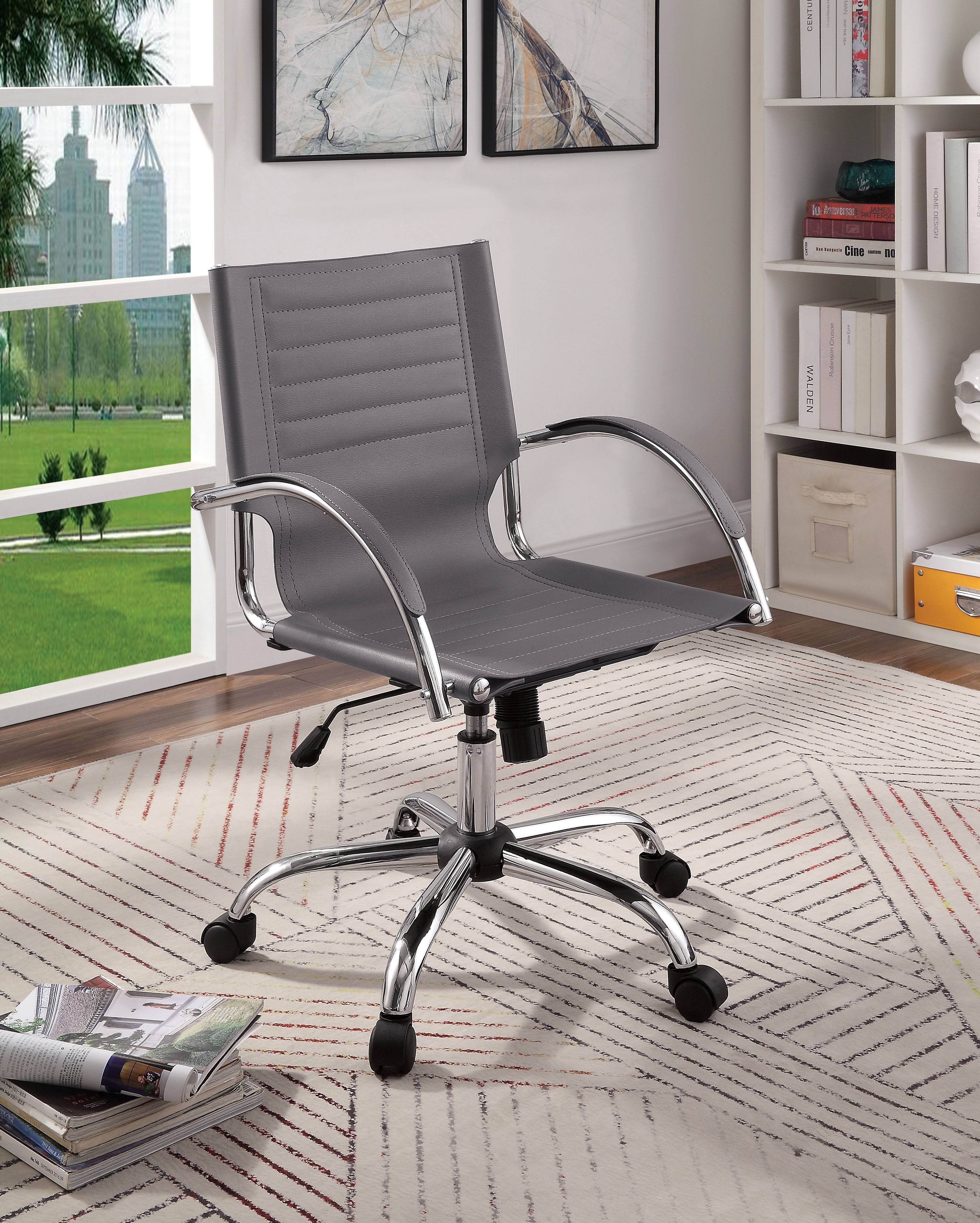 Savin Adjustable Office Chair in Gray