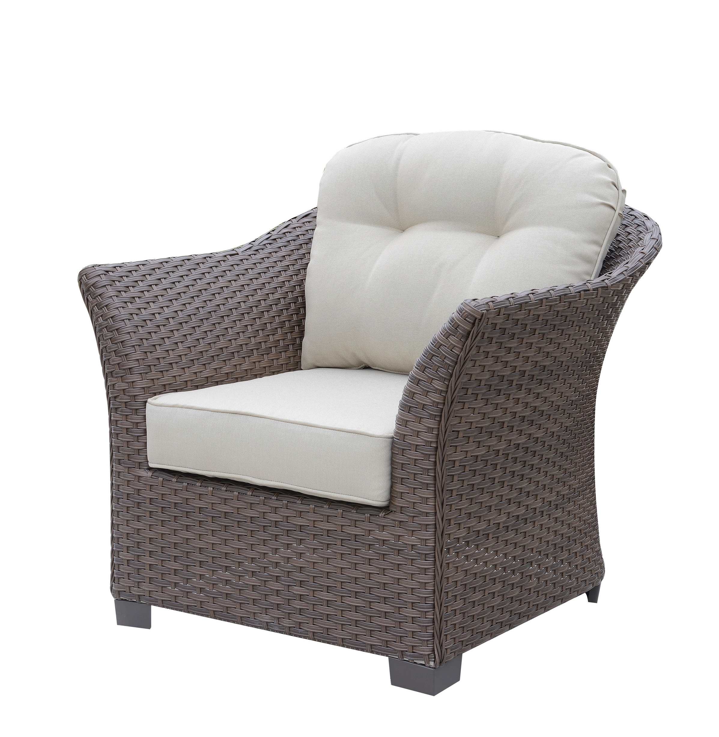 Sorieda Contemporary Padded Patio Arm Chair