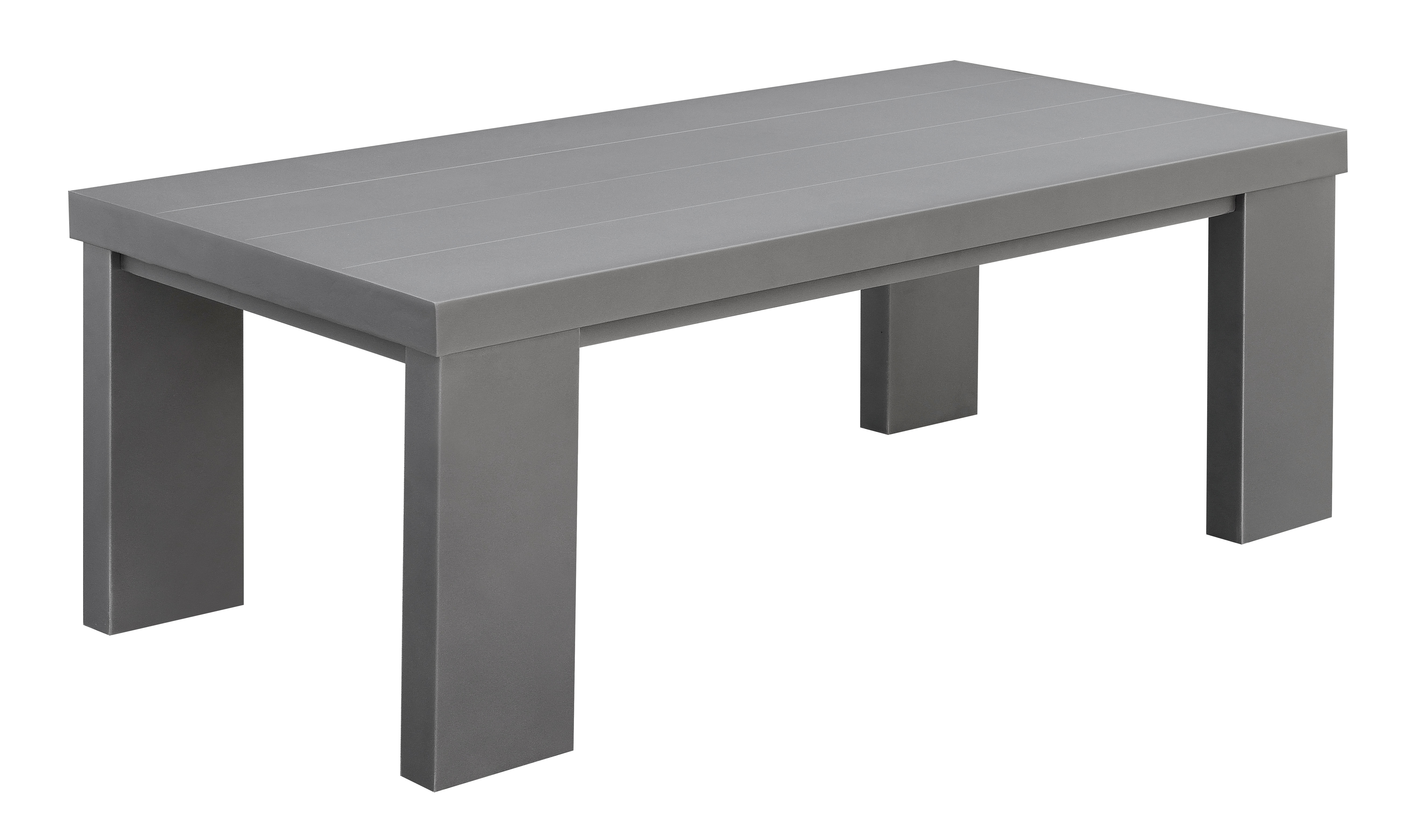 Qalia Modern Rectangle Patio Coffee Table