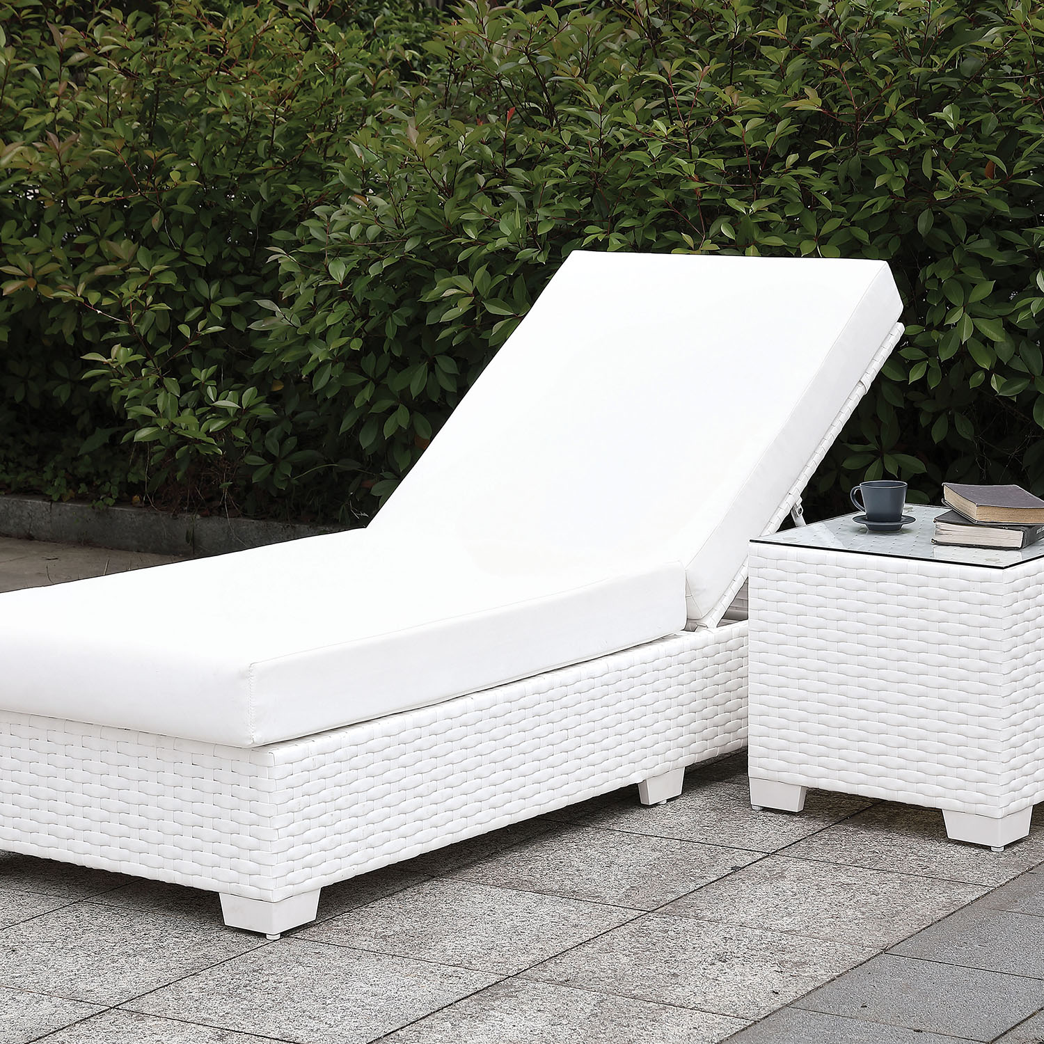 Charles Contemporary Faux Rattan Patio Sectional XIX