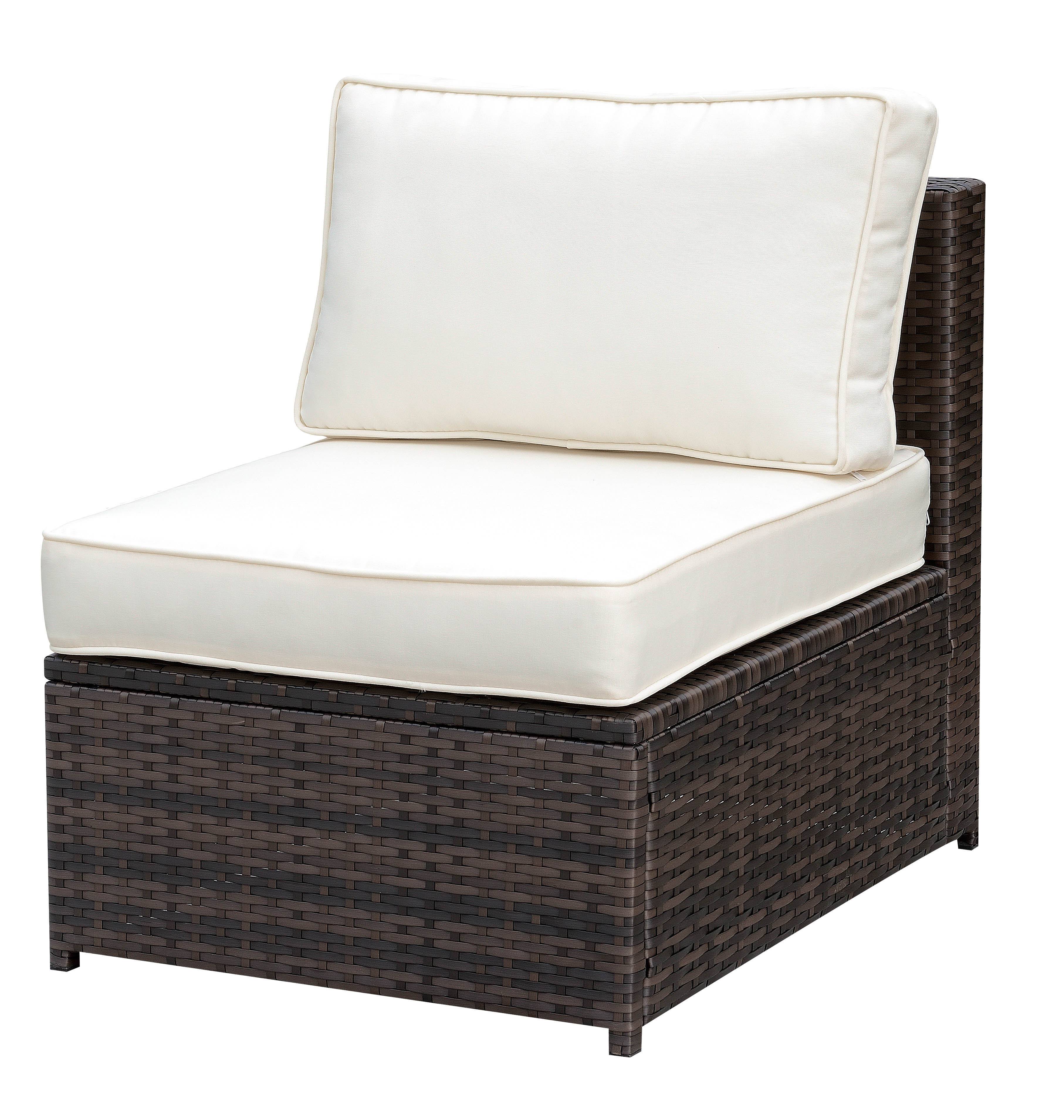 Fischer Contemporary Padded Patio Right Arm Chair