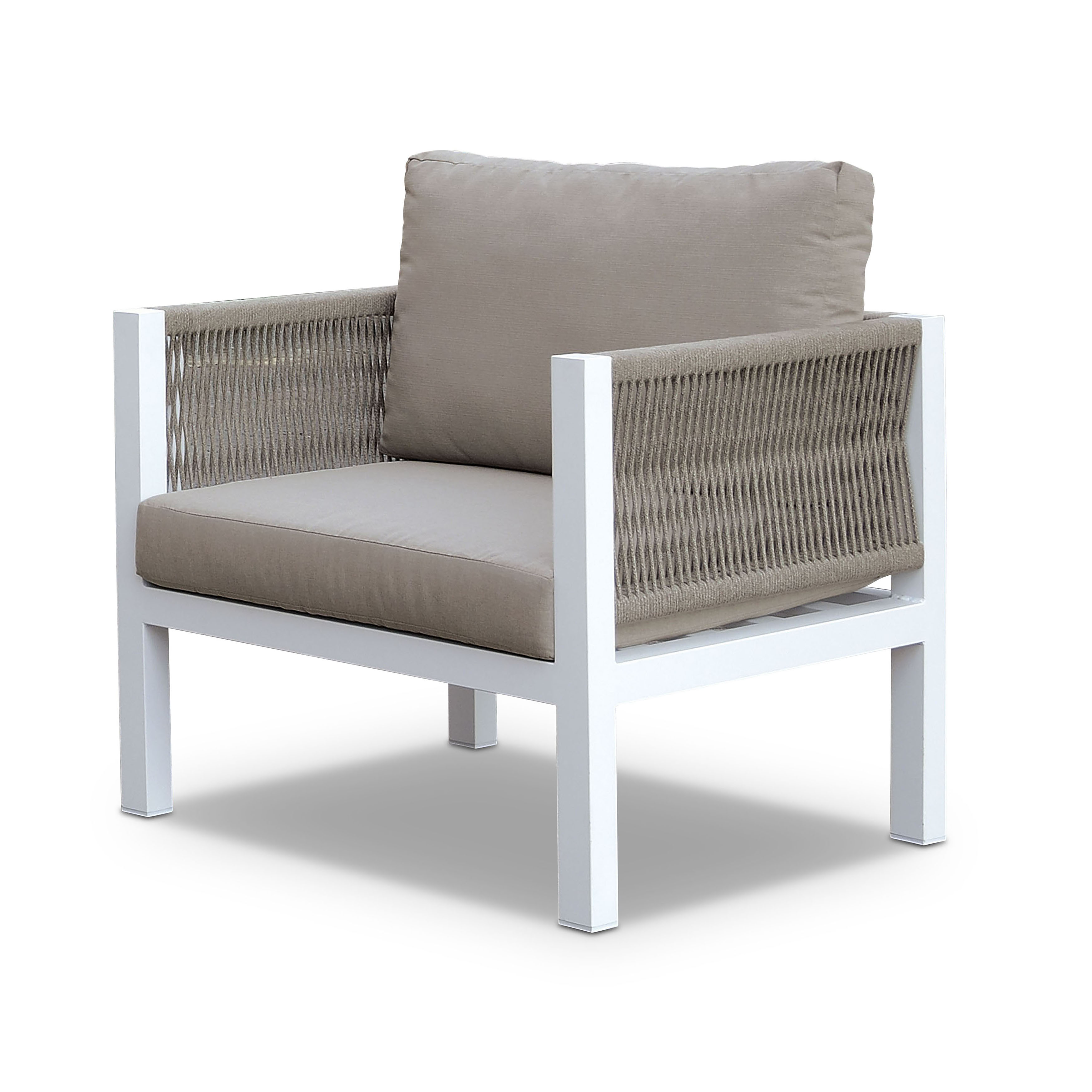 Payson Rope Weave Patio Arm Chair