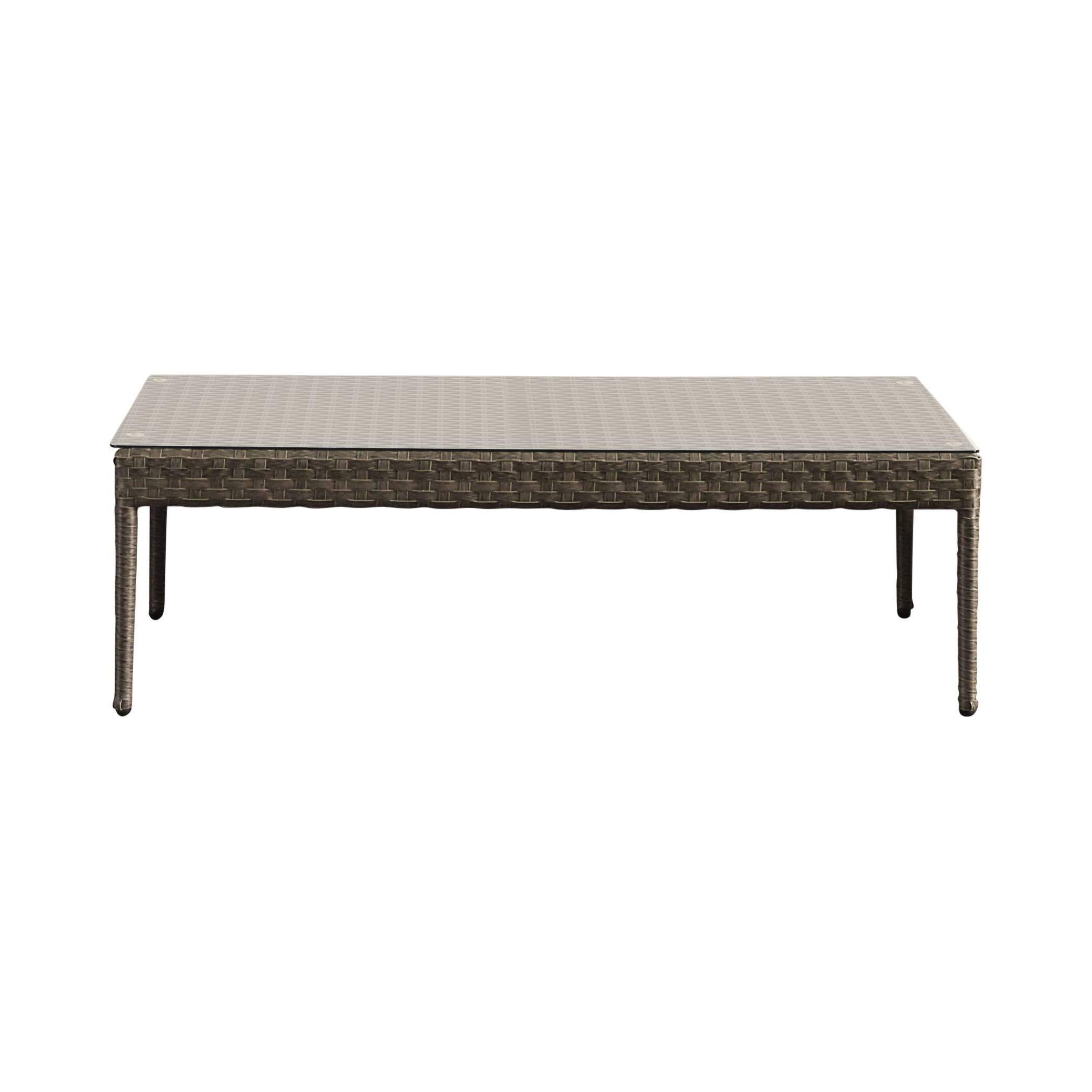 Gracera Contemporary Rectangle Patio Coffee Table
