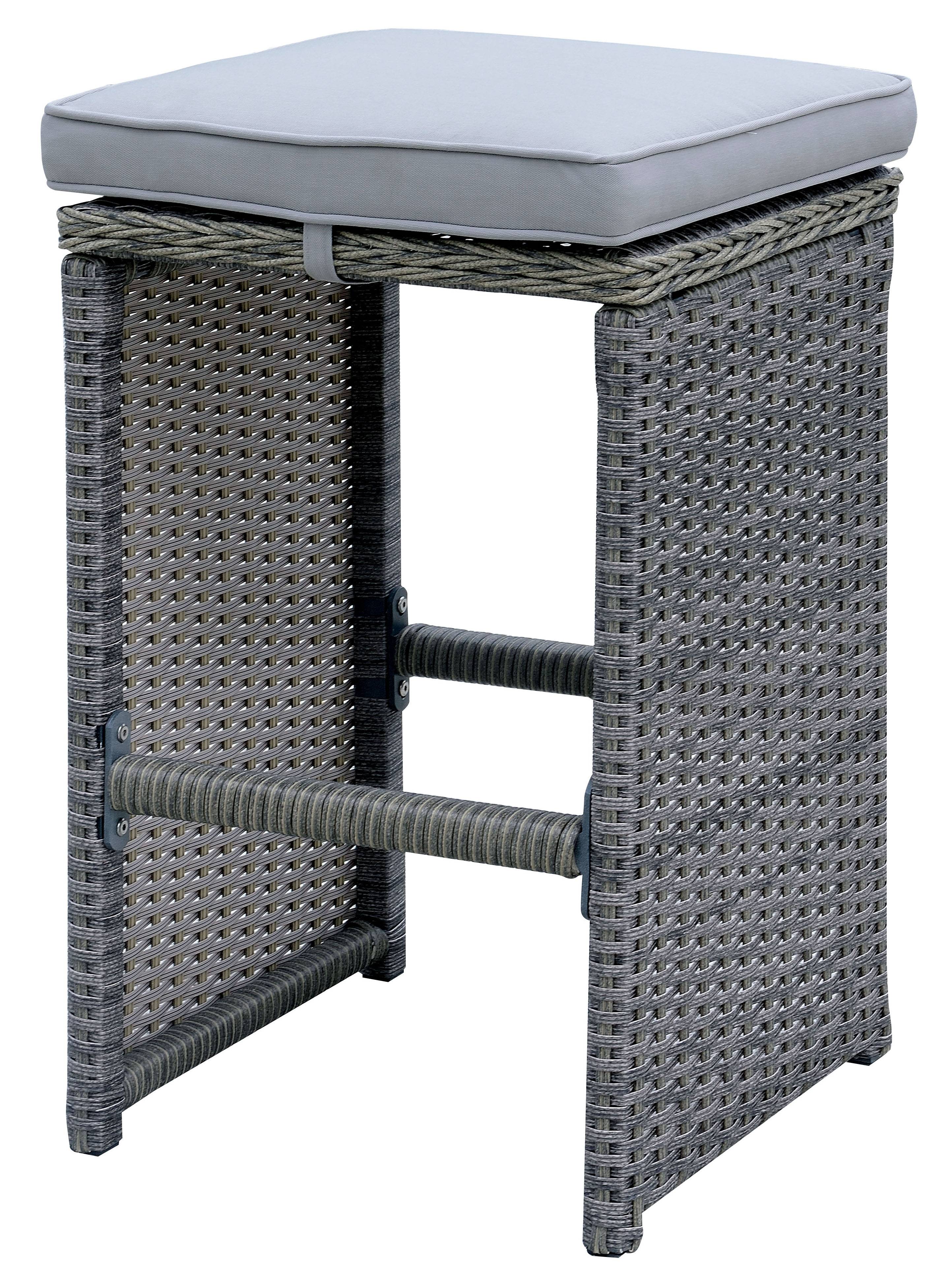 Vinson Contemporary Padded Patio Bar Stools (Set of 6)
