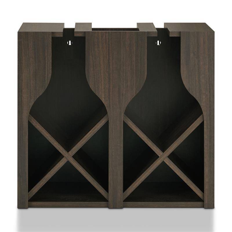 Sacha 8-Bottte Wine Rack in Wenge